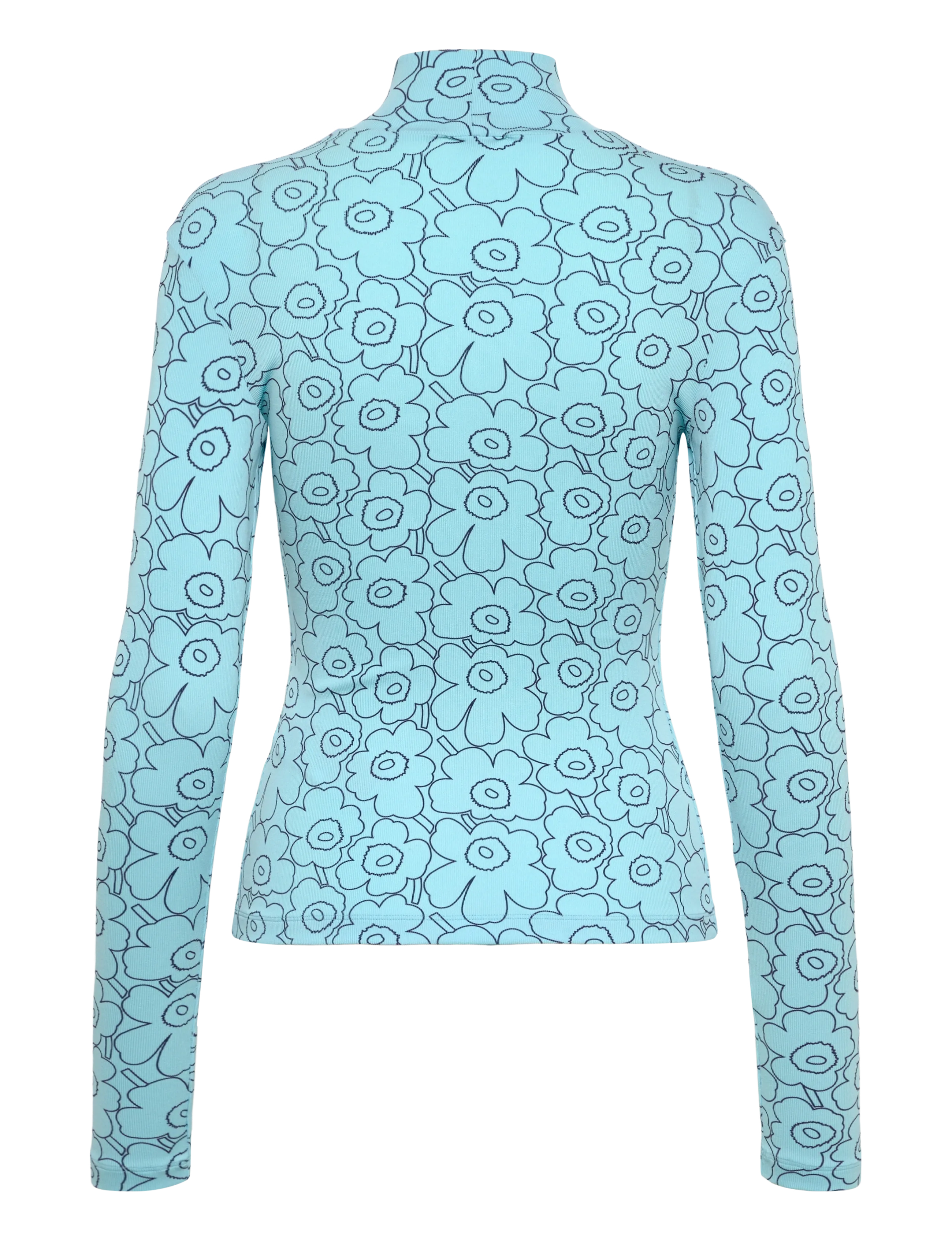 Marimekko - SOLMIA PIIRTO UNIKKO - turtlenecks - bright blue, dark navy - 2