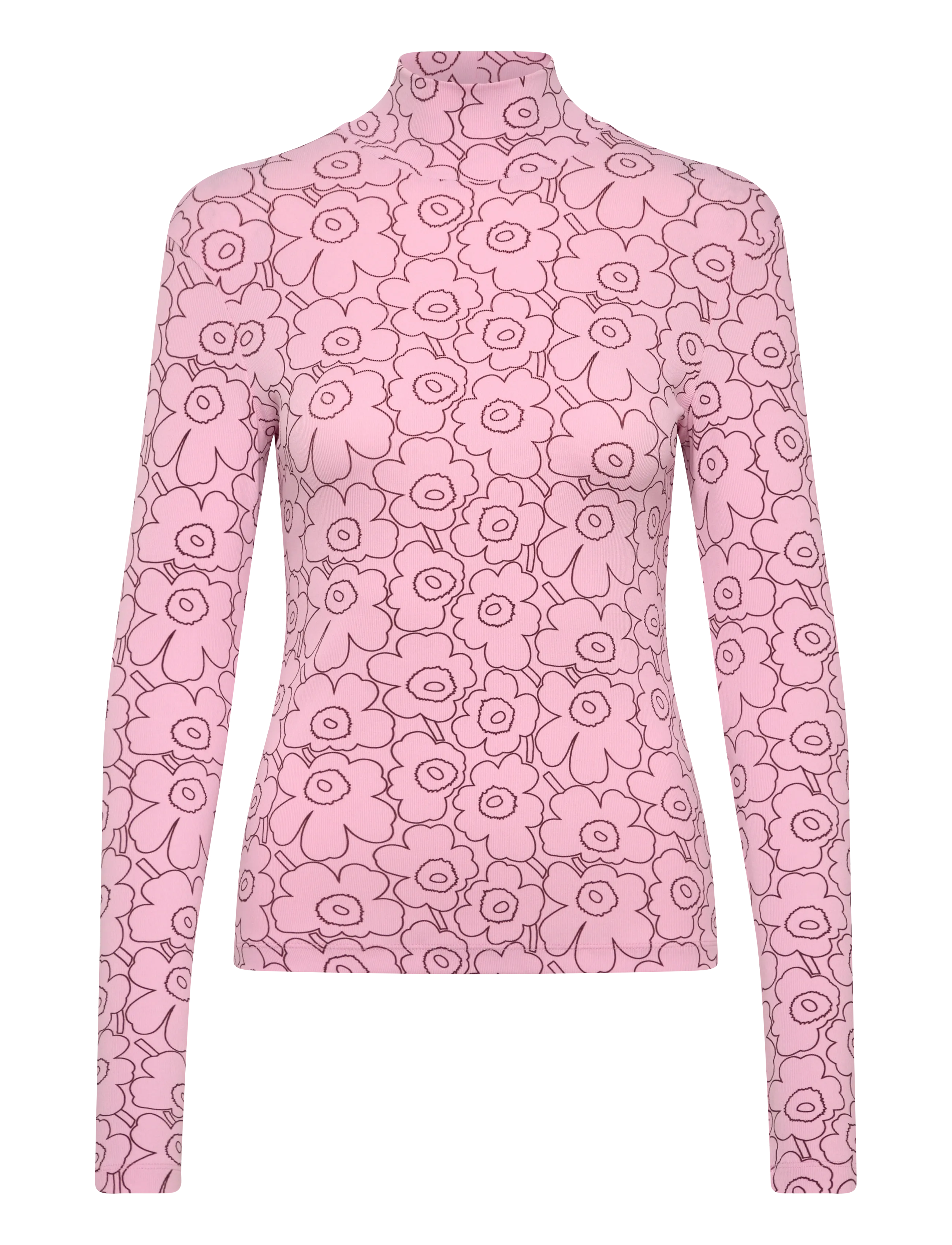 Marimekko SOLMIA PIIRTO UNIKKO - Strickmode - LIGHT PINK, WINE RED / pink/rose