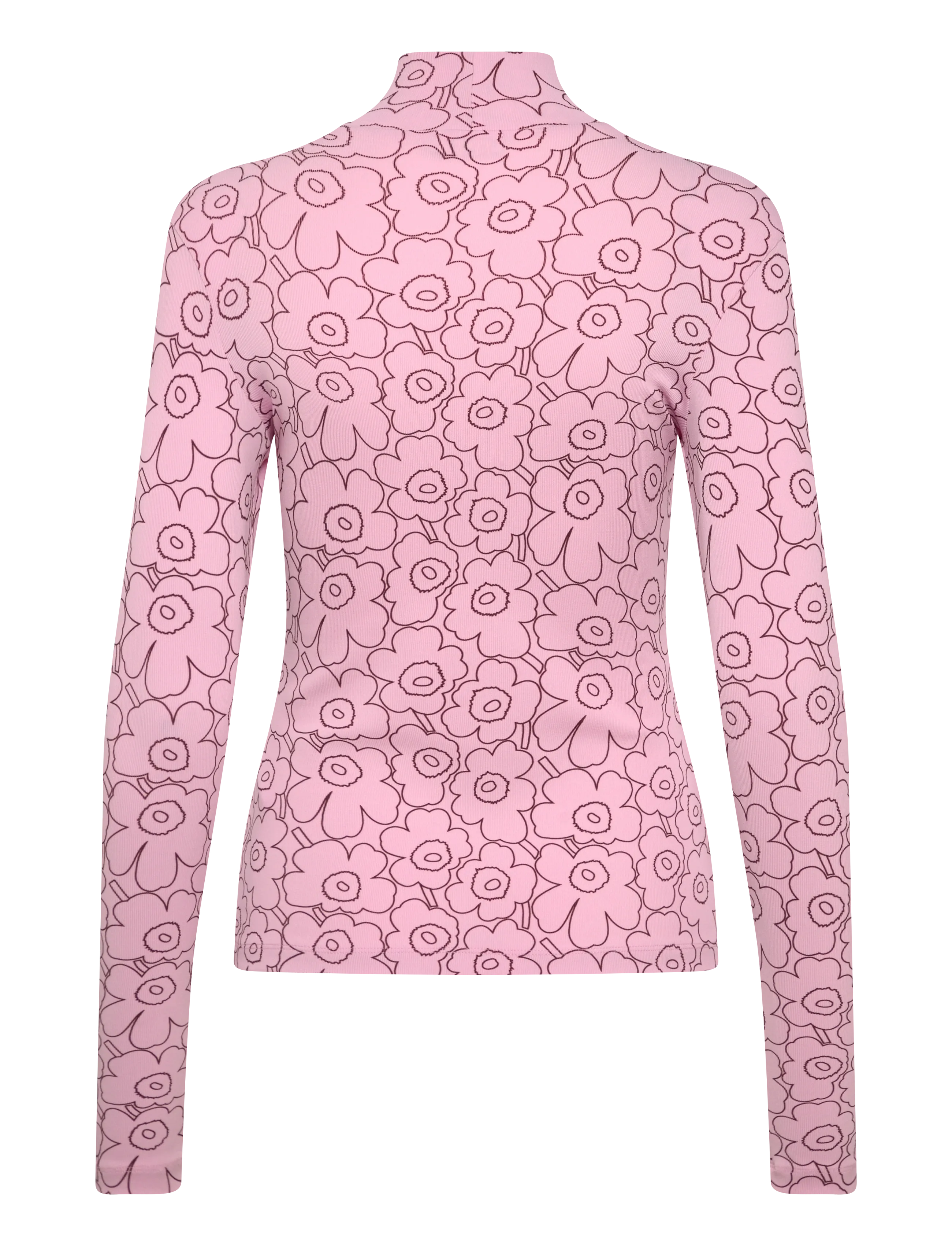 Marimekko - SOLMIA PIIRTO UNIKKO - poolopaidat - light pink, wine red - 2