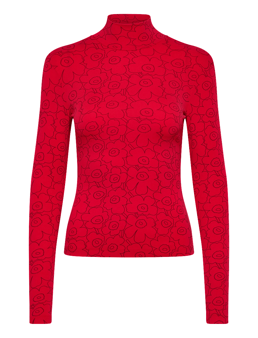 Marimekko - SOLMIA PIIRTO UNIKKO - rullekraver - red, wine red - 1