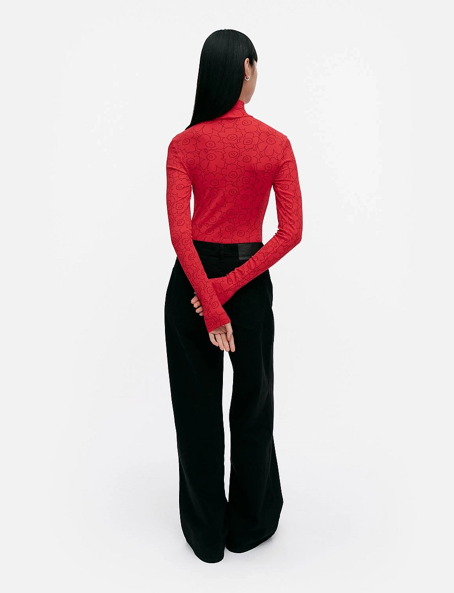 Marimekko - SOLMIA PIIRTO UNIKKO - rullekraver - red, wine red - 3