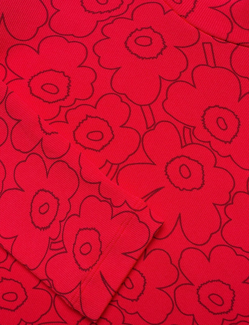 Marimekko - SOLMIA PIIRTO UNIKKO - rollkragenpullover - red, wine red - 5