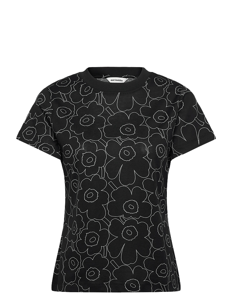 Marimekko - HELEYS PIIRTO UNIKKO - t-shirts - black, grey - 1
