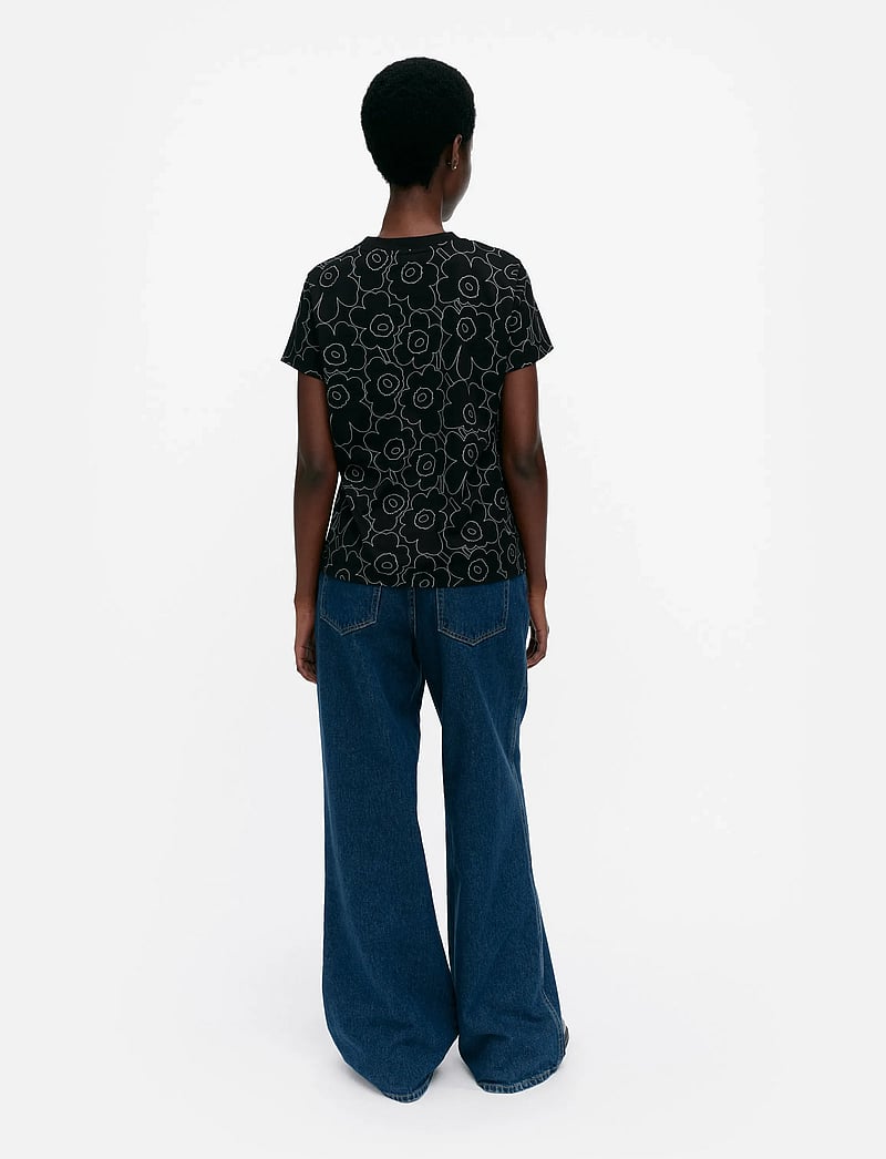 Marimekko - HELEYS PIIRTO UNIKKO - t-shirts - black, grey - 3