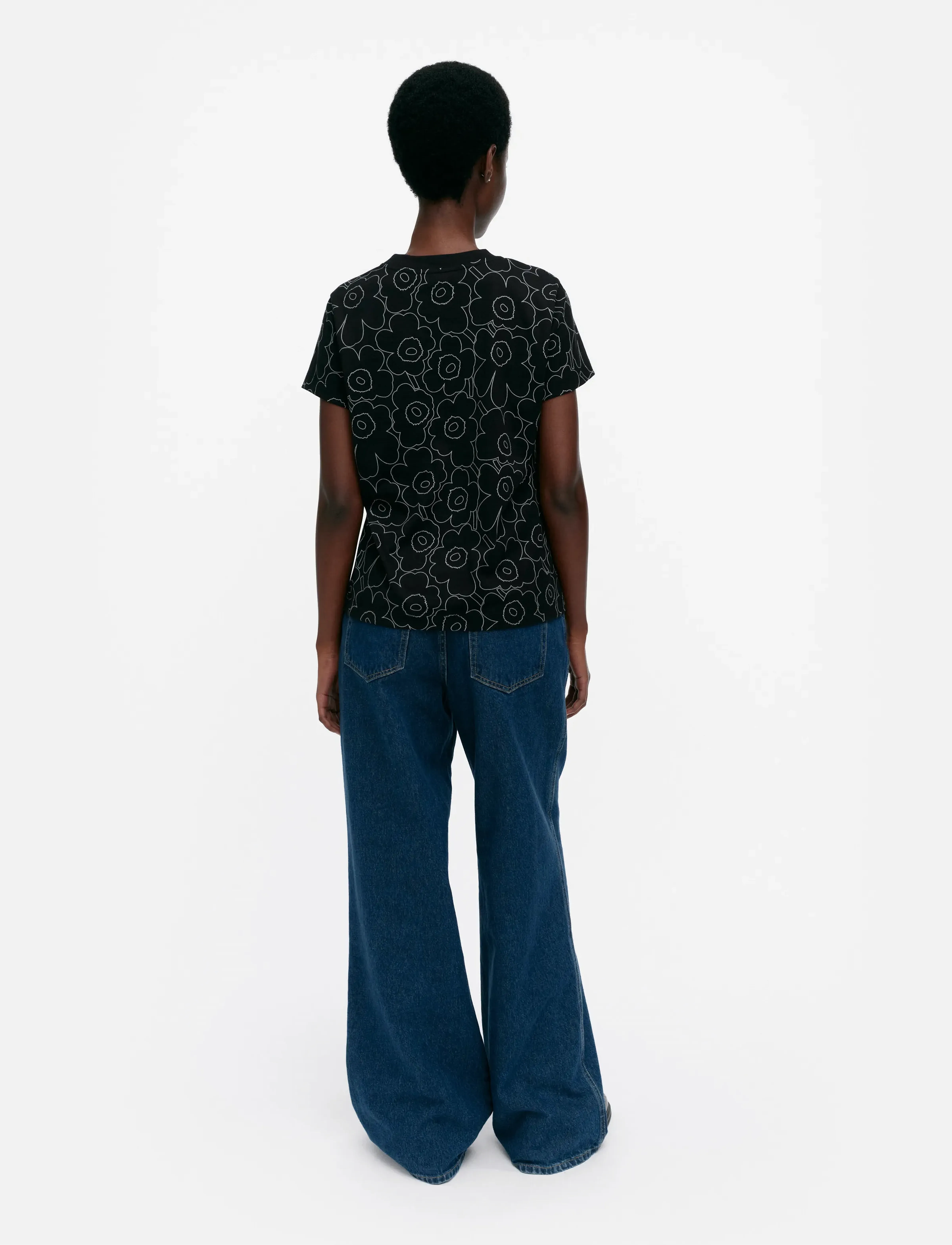Marimekko - HELEYS PIIRTO UNIKKO - t-paidat - black, grey - 3