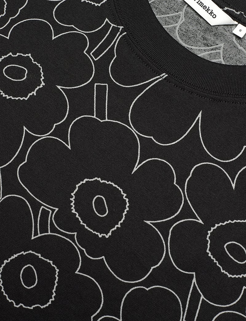 Marimekko - HELEYS PIIRTO UNIKKO - t-shirts - black, grey - 5