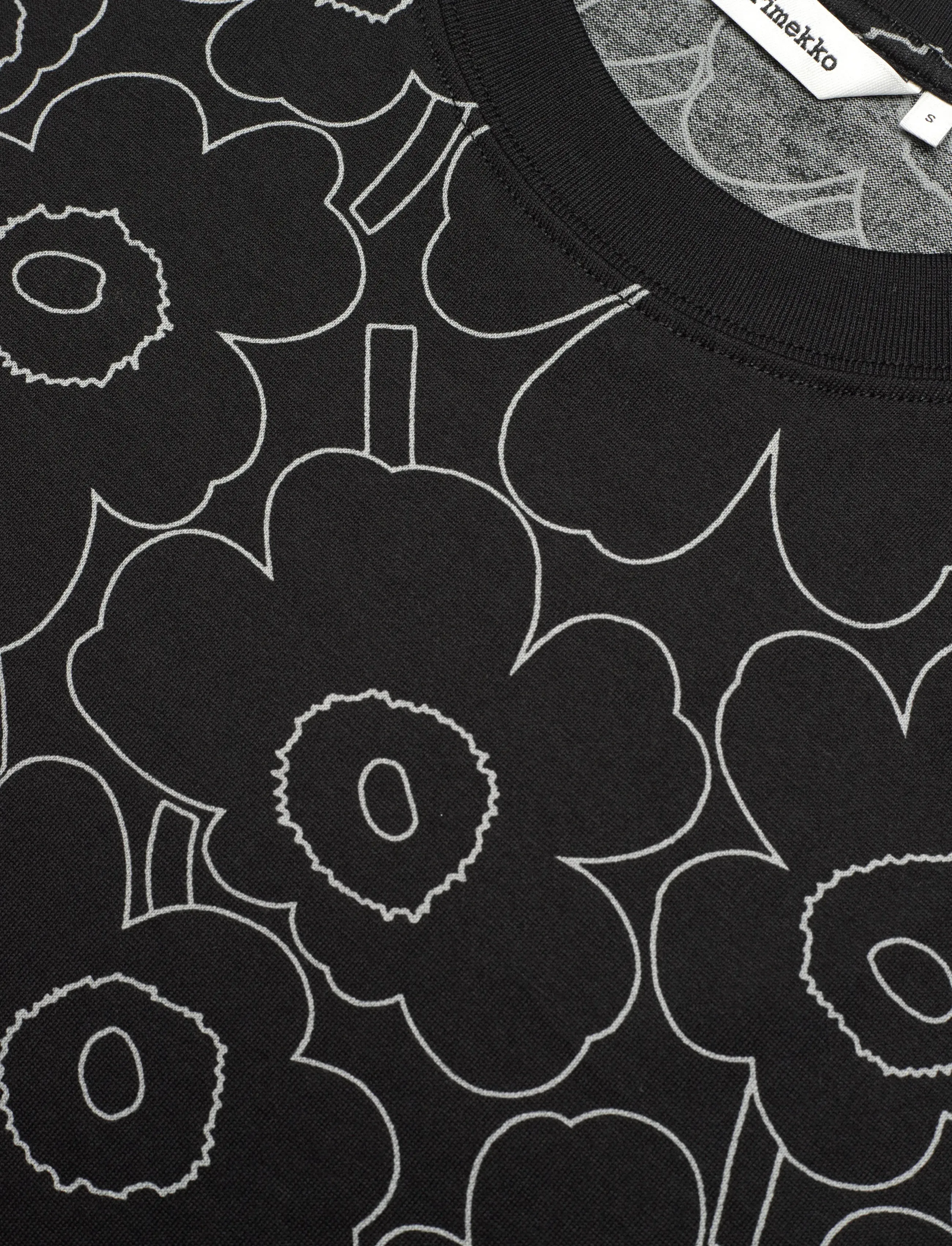 Marimekko - HELEYS PIIRTO UNIKKO - t-paidat - black, grey - 5
