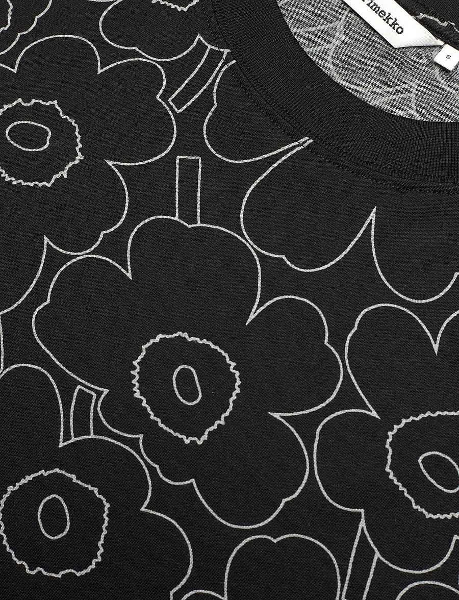 Marimekko - HELEYS PIIRTO UNIKKO - t-shirts - black, grey - 5