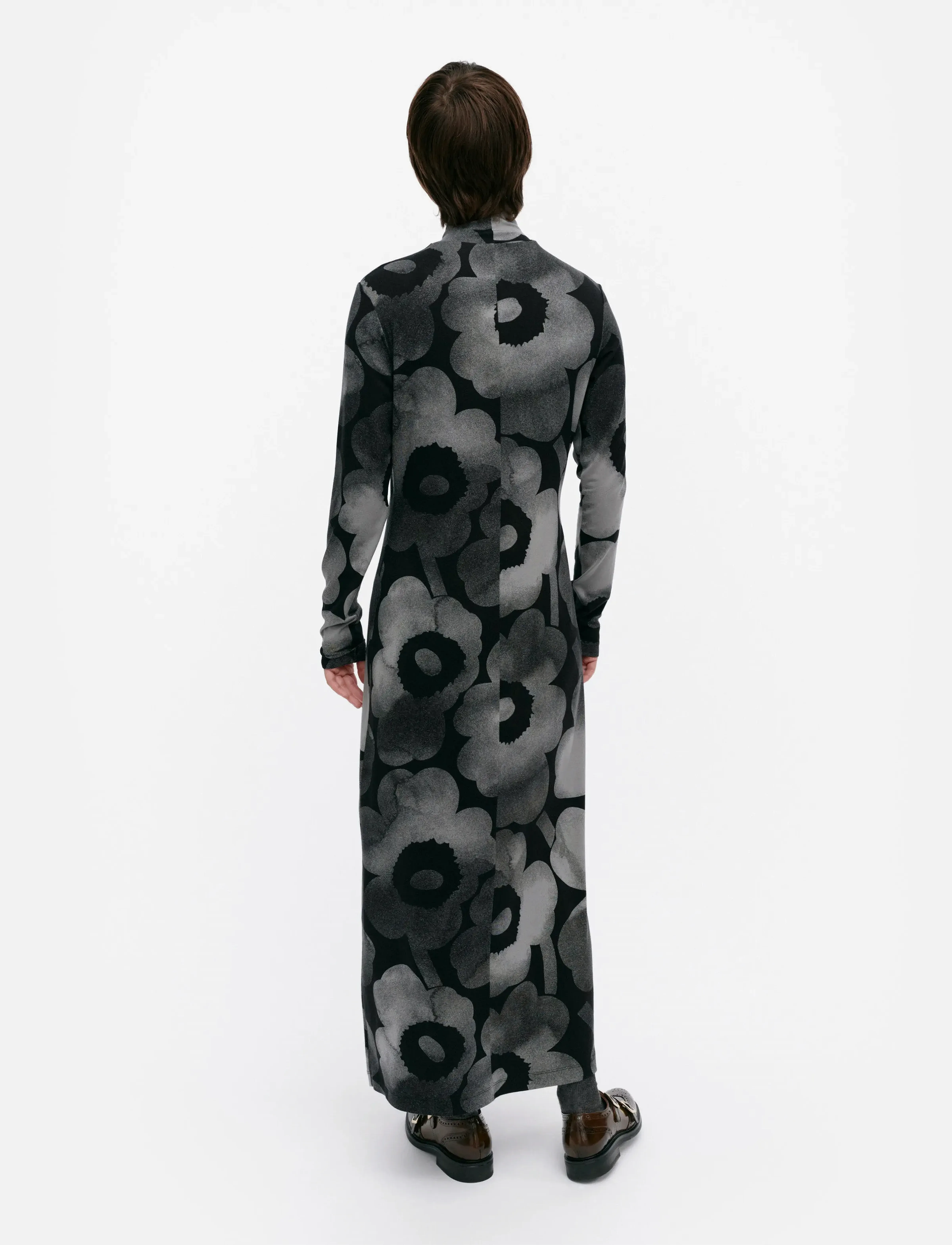 Marimekko - OIVI AKVARELLI UNIKKO - maxi-jurken - dark grey, black - 3