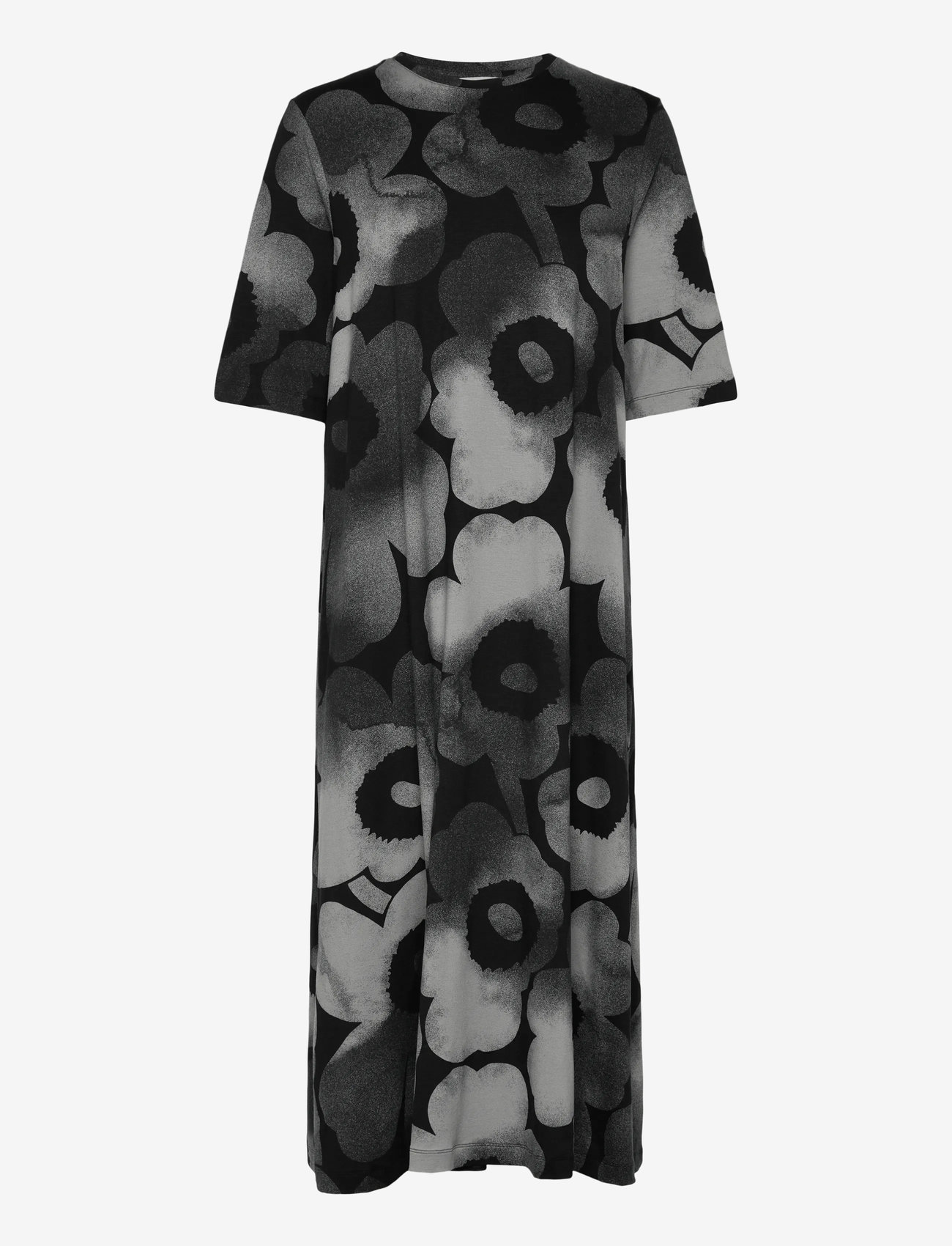 Marimekko - RENTO AKVARELLI UNIKKO - midi-kleider - dark grey, black - 1