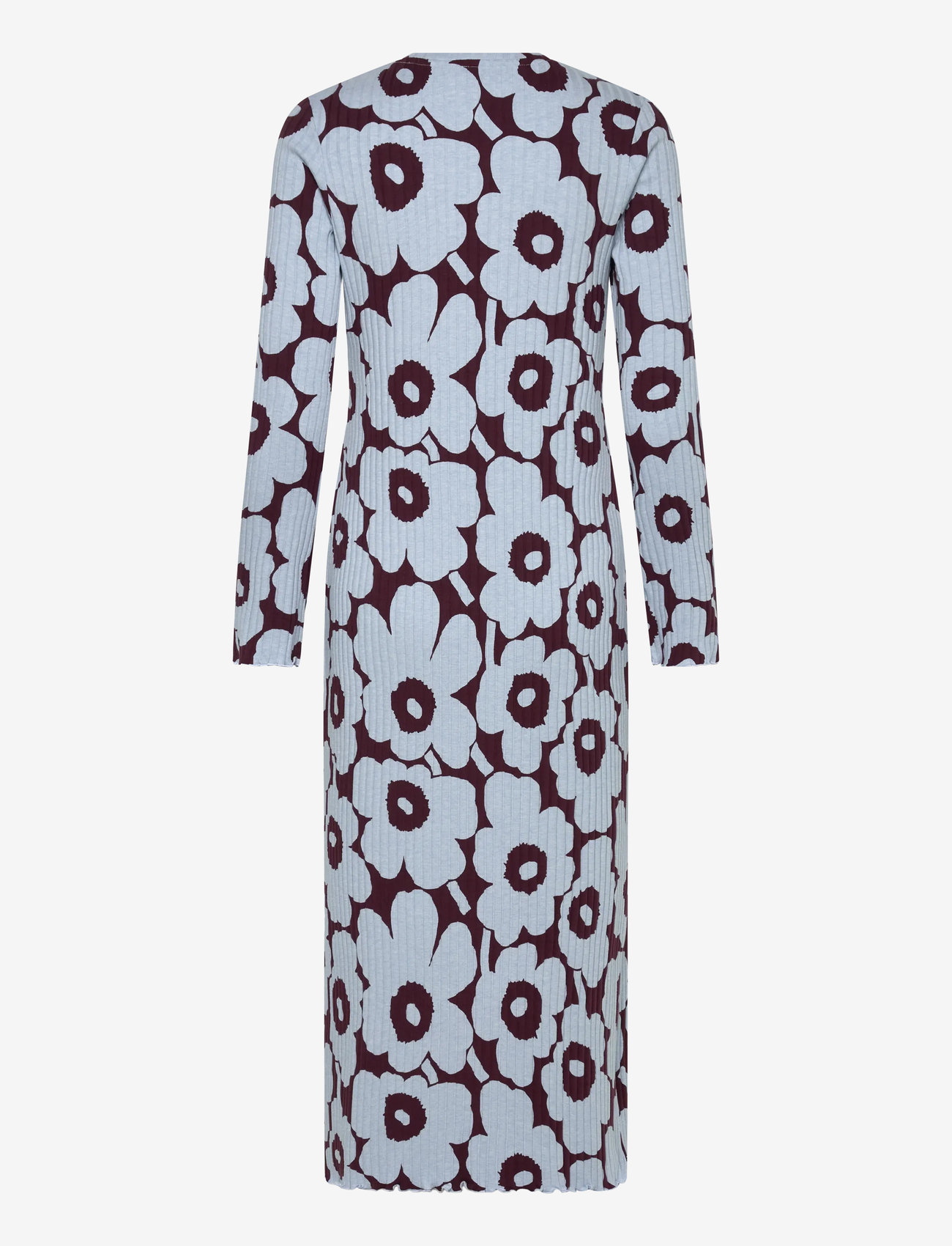 Marimekko - RULLA UNIKKO - t-shirt dresses - light blue, wine red - 1