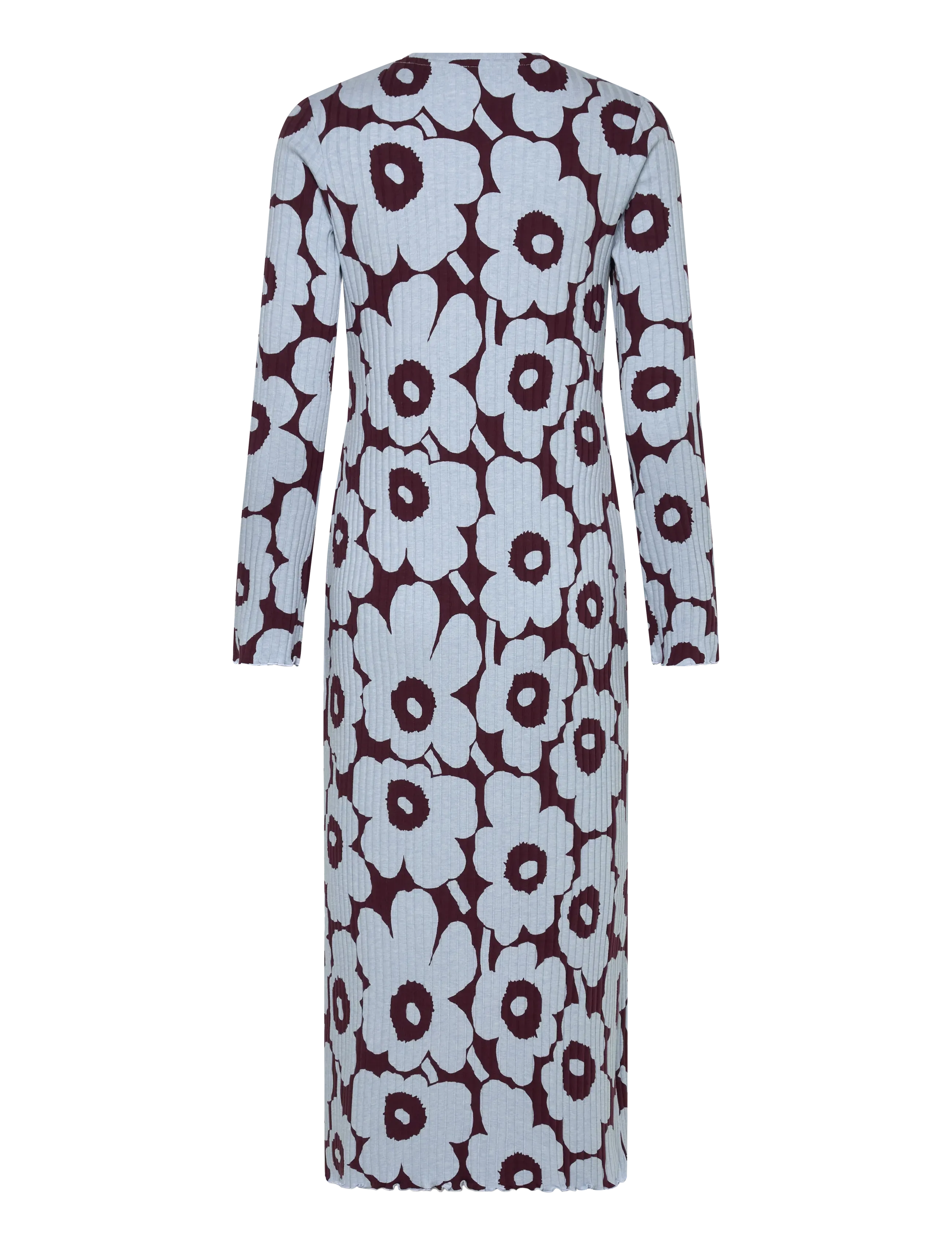Marimekko - RULLA UNIKKO - vidutinio ilgio suknelės - light blue, wine red - 2