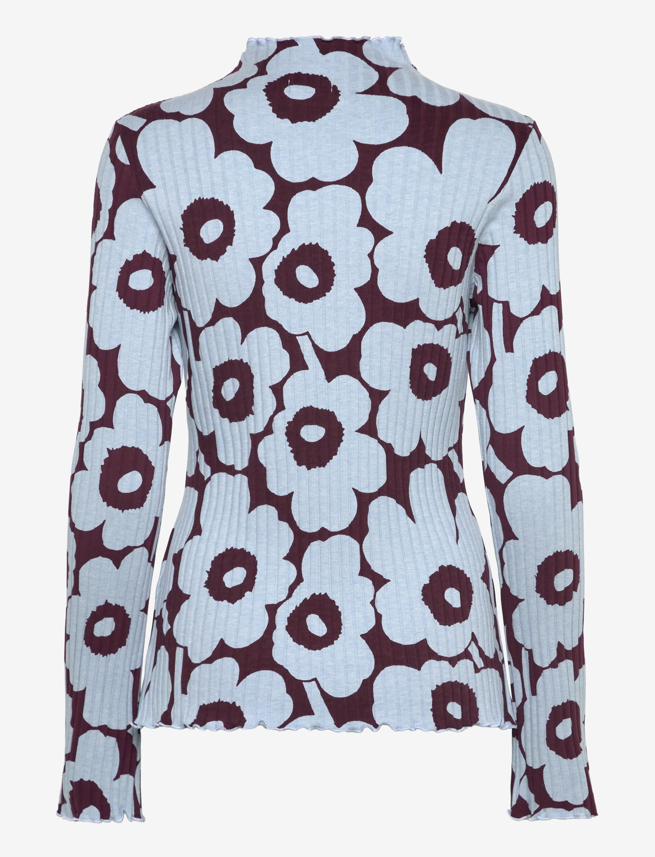 Marimekko - FAASI UNIKKO - höstkläder - light blue, wine red - 1