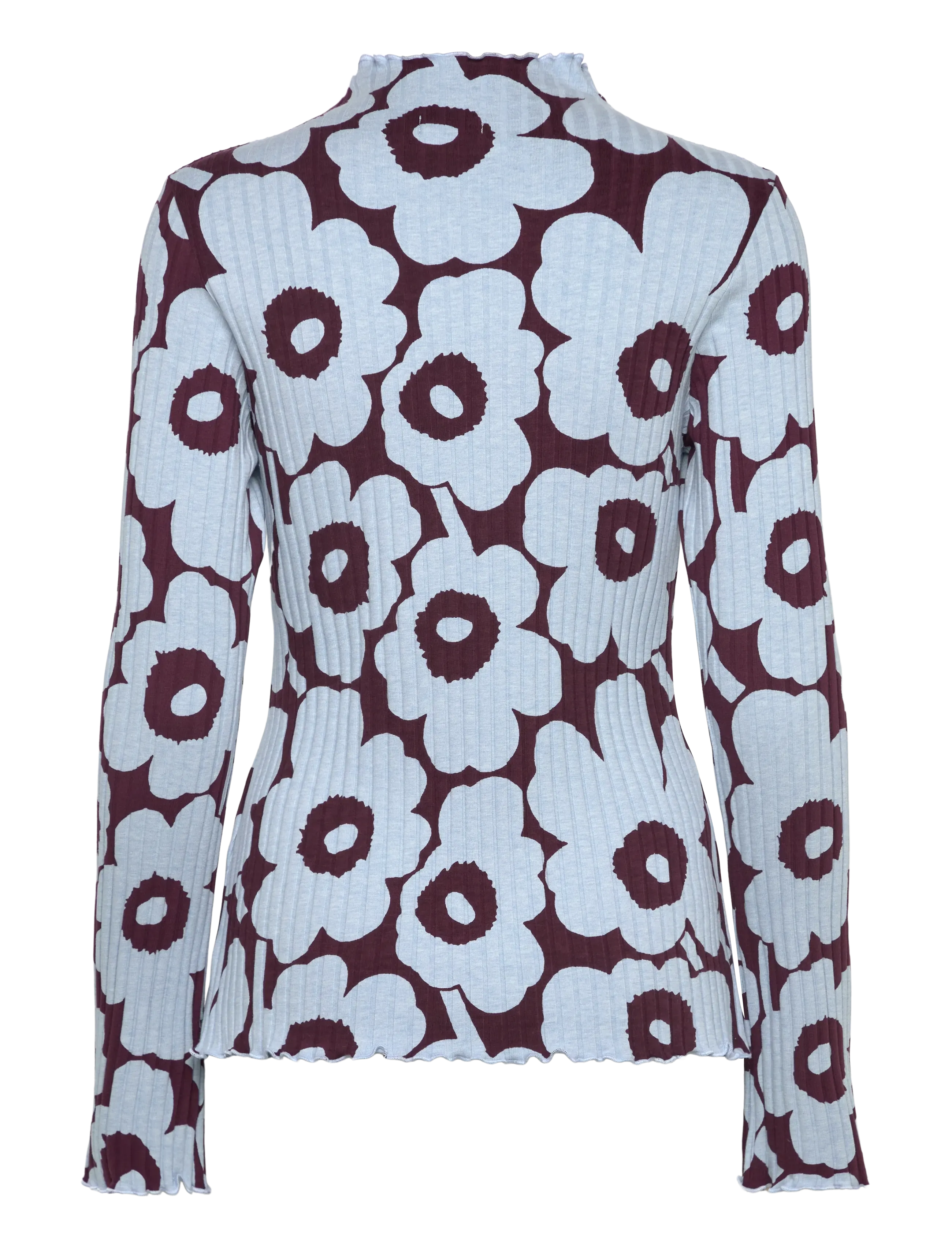 Marimekko - FAASI UNIKKO - swetry - light blue, wine red - 2