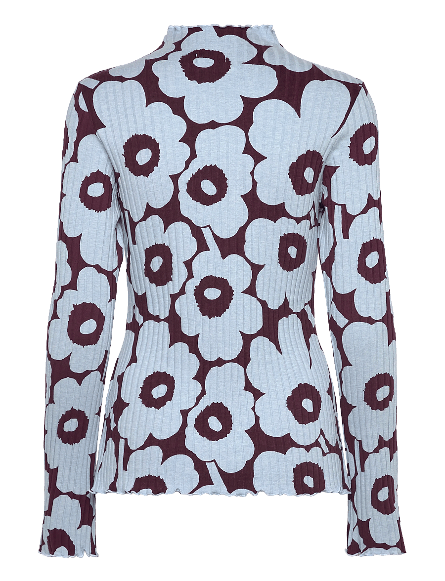Marimekko - FAASI UNIKKO - pullover - light blue, wine red - 2