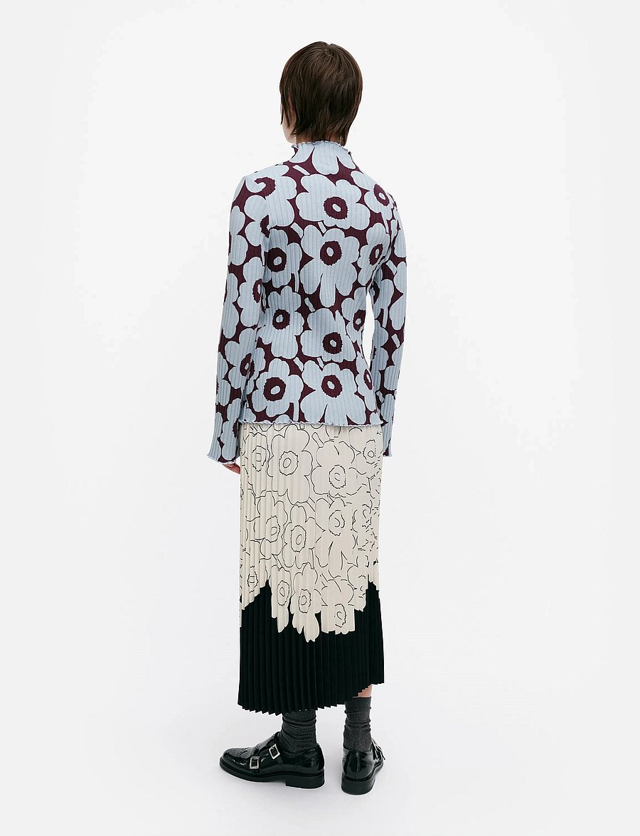 Marimekko - FAASI UNIKKO - pullover - light blue, wine red - 3