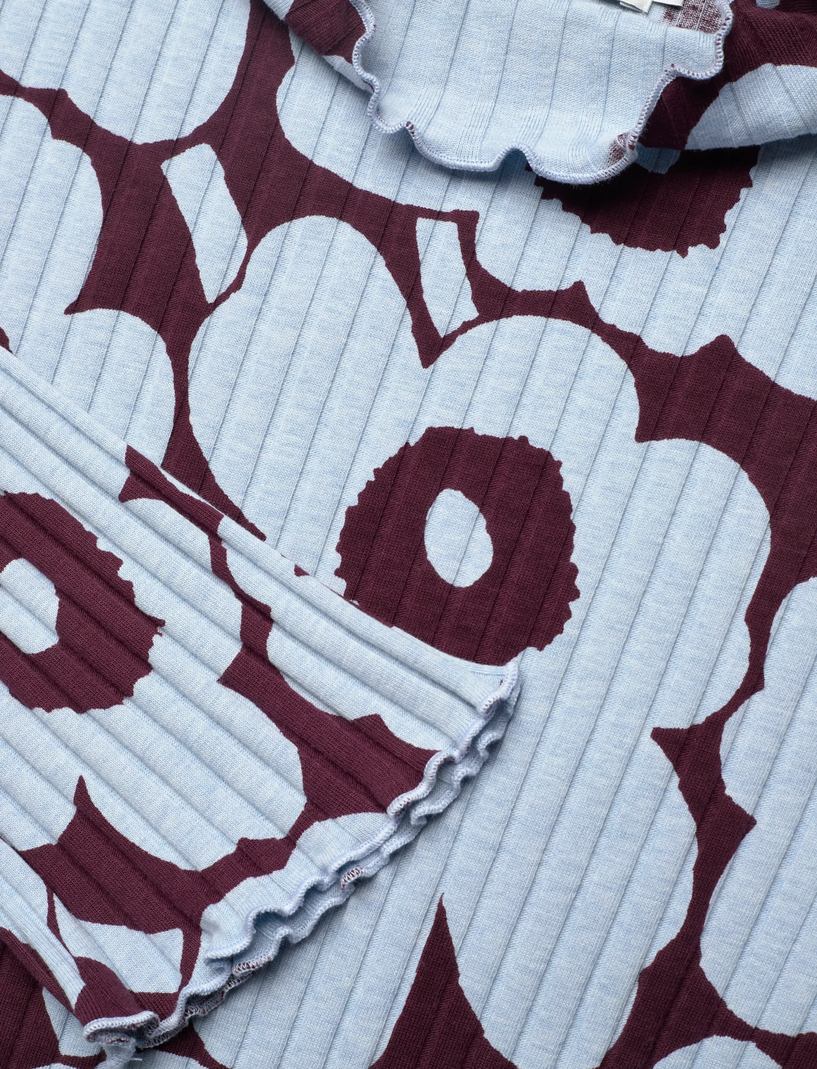 Marimekko - FAASI UNIKKO - swetry - light blue, wine red - 5