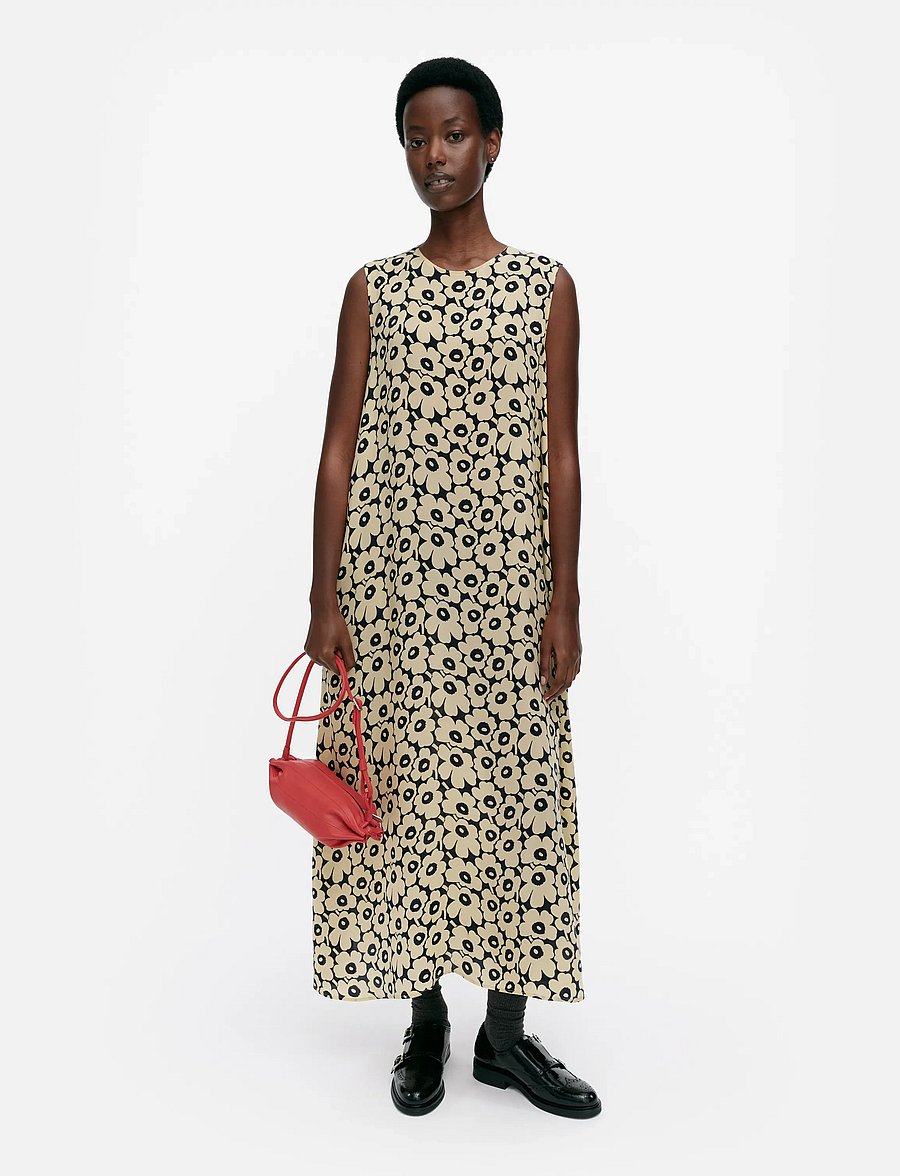 Marimekko - MIGOT UNIKKO - robes d'été - light beige, dark navy - 0