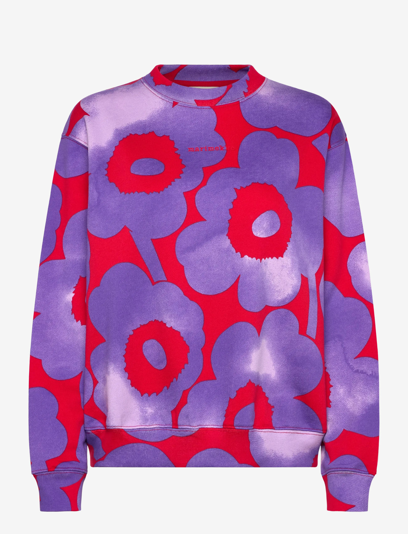 Marimekko - LEIOT AKVARELLI UNIKKO - modetrends - red, lilac - 1
