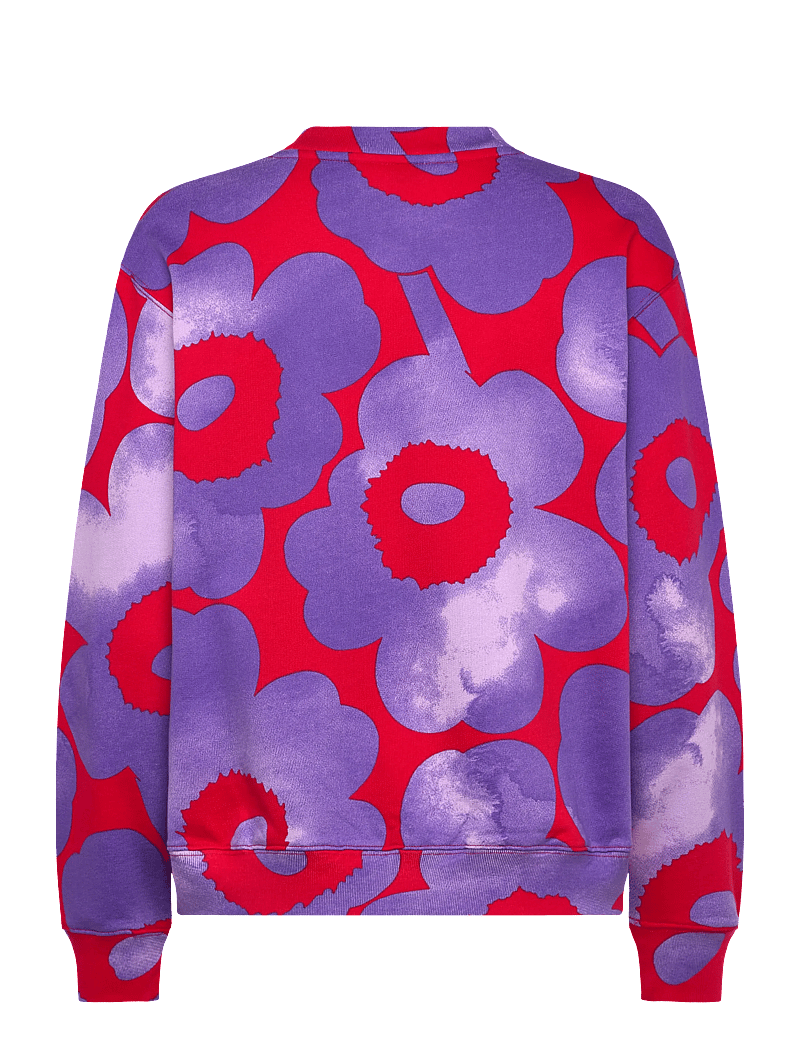 Marimekko - LEIOT AKVARELLI UNIKKO - mode trends - red, lilac - 2
