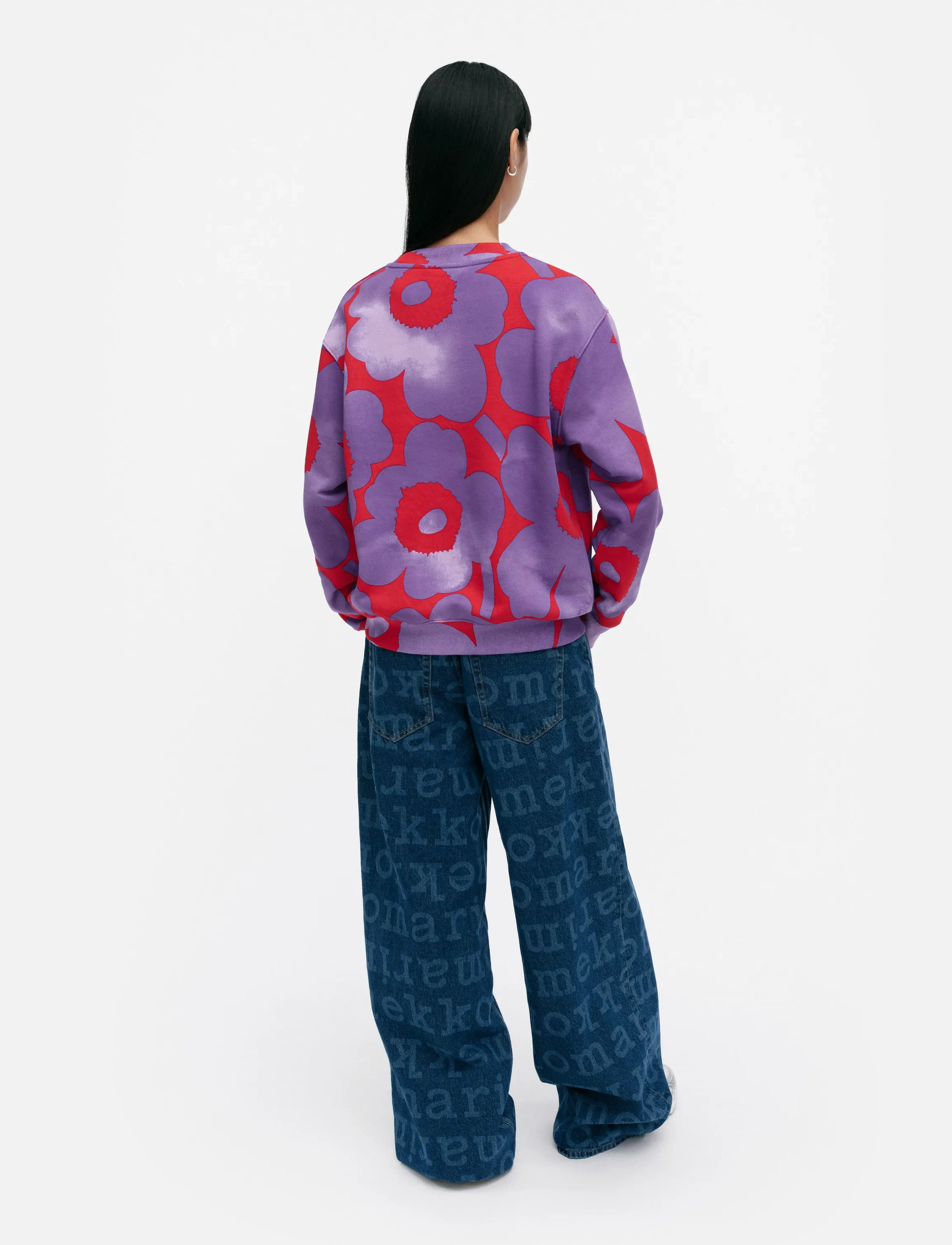 Marimekko - LEIOT AKVARELLI UNIKKO - red, lilac - 3