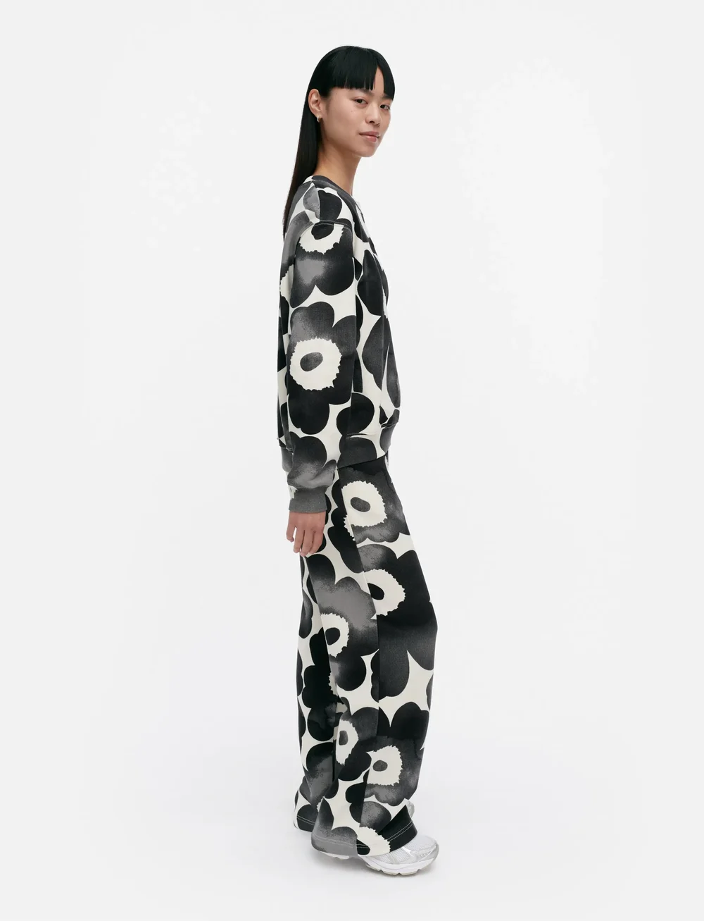 Marimekko - LEIOT AKVARELLI UNIKKO - modetrends - off white, grey, black - 0