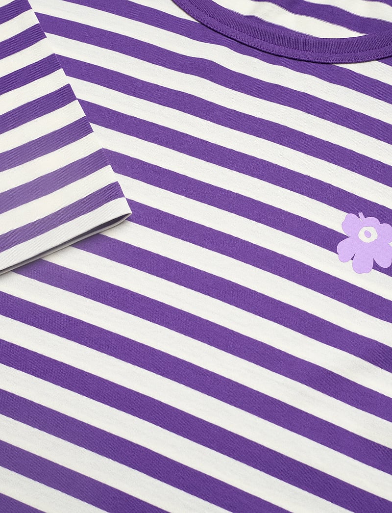 Marimekko - TASARAITA UNISEX UNIKKO LS - langärmelig - purple, off white - 5