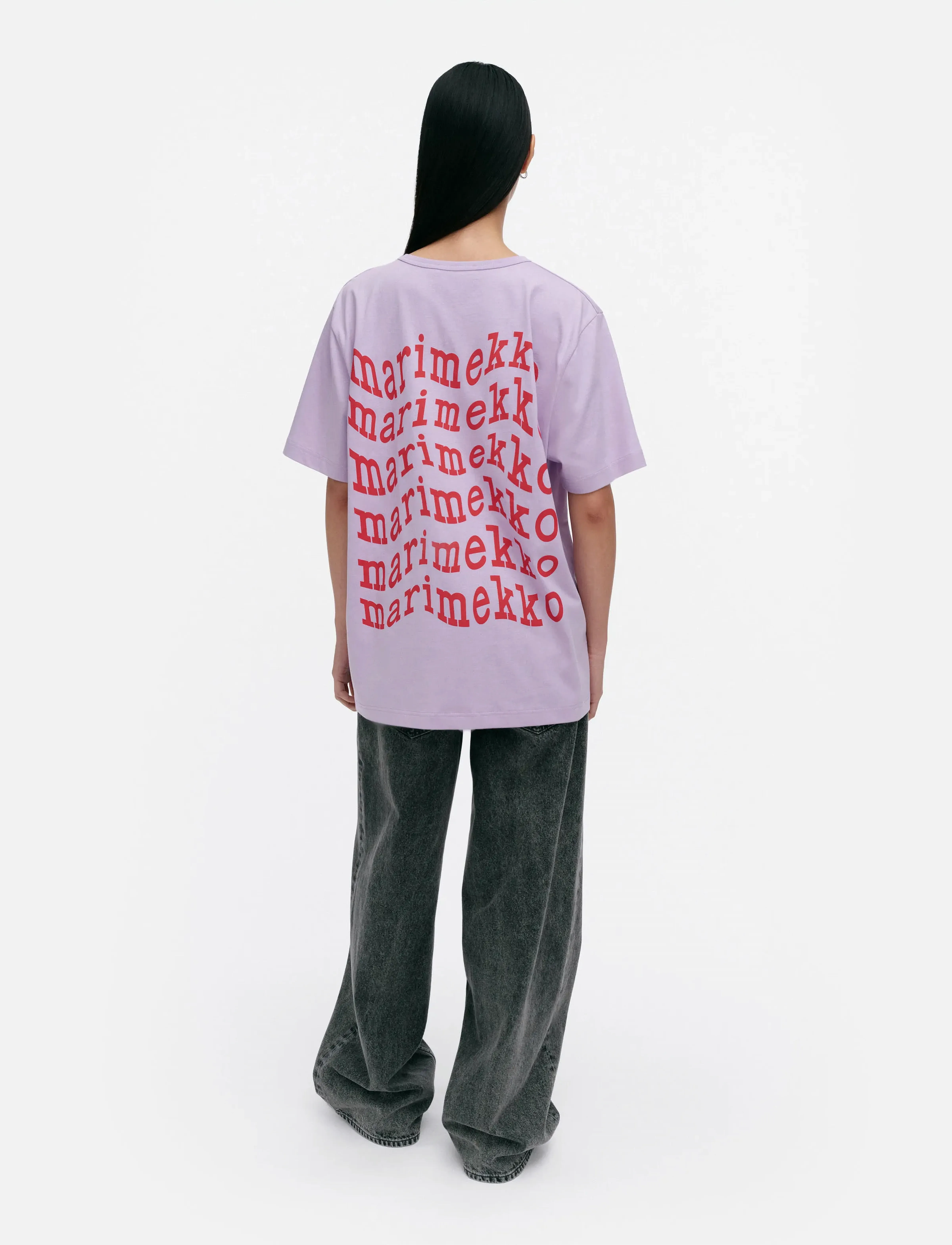 Marimekko - VIHNE UNIKKO PLACEMENT - lilac, red - 3