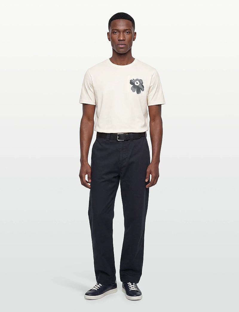 Marimekko - VIHNE UNIKKO PLACEMENT - t-shirts - off white, black, grey - 0