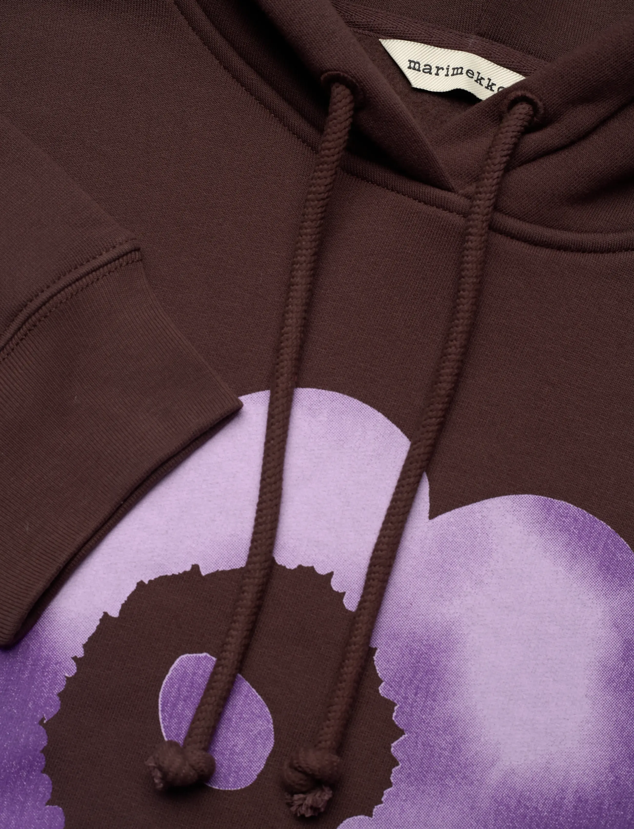 Marimekko - RUNOJA UNIKKO PLACEMENT - dark brown, lilac - 5