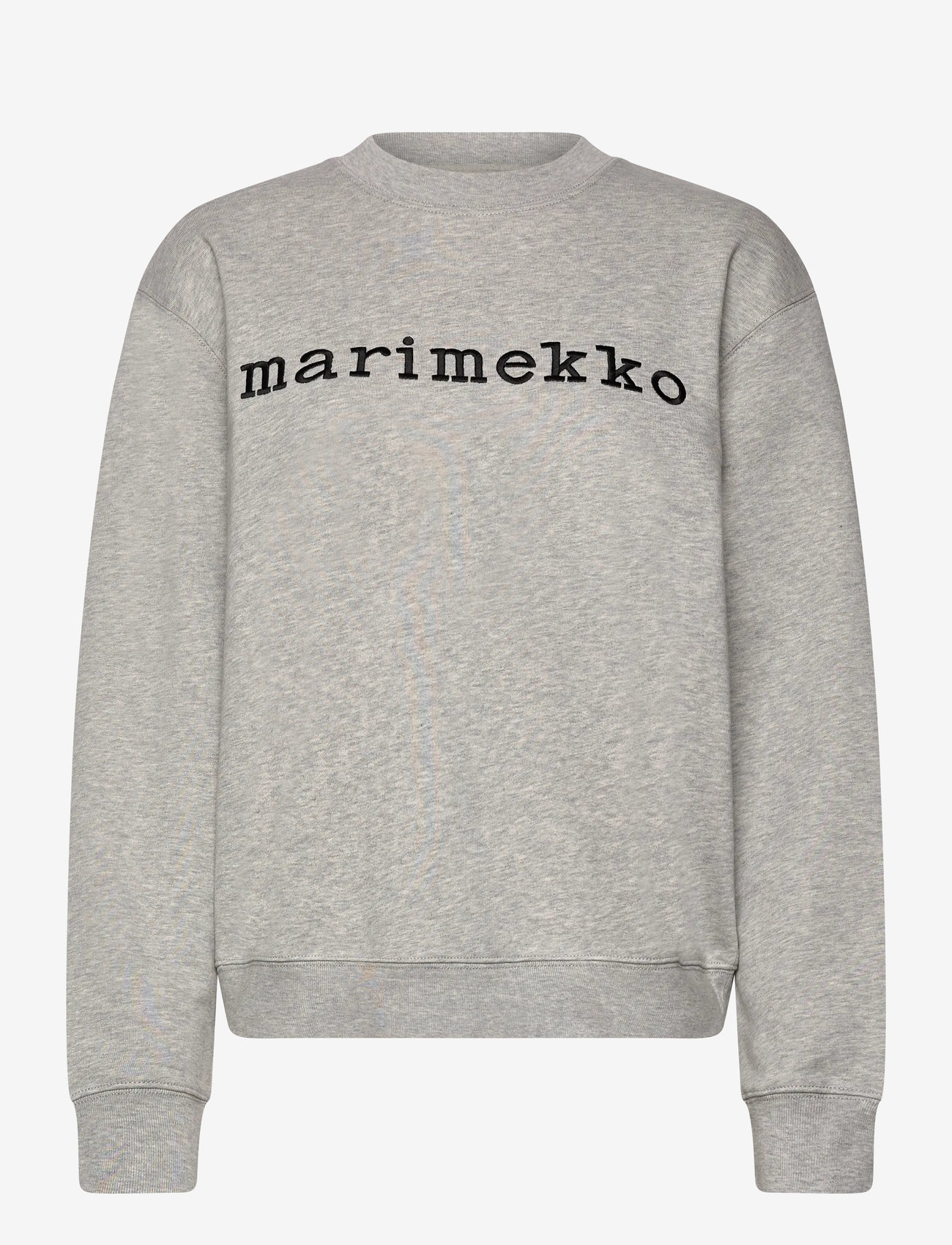Marimekko - LEIOT LOGO PLACEMENT - sweatshirts & kapuzenpullover - grey melange, black - 0