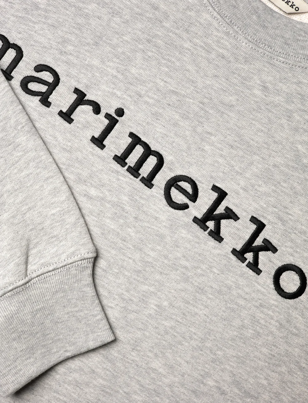 Marimekko - LEIOT LOGO PLACEMENT - mode trends - grey melange, black - 4
