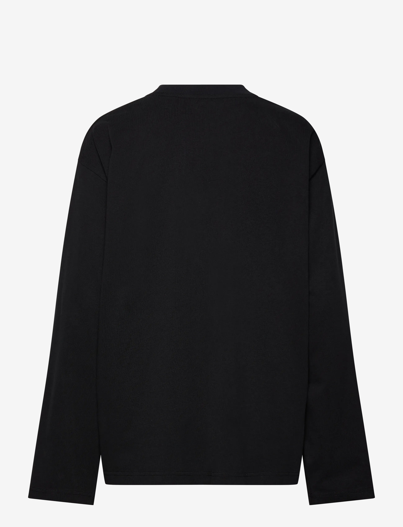 Marimekko - REUNAT LOGO PLACEMENT - langärmlige tops - black, off white - 2