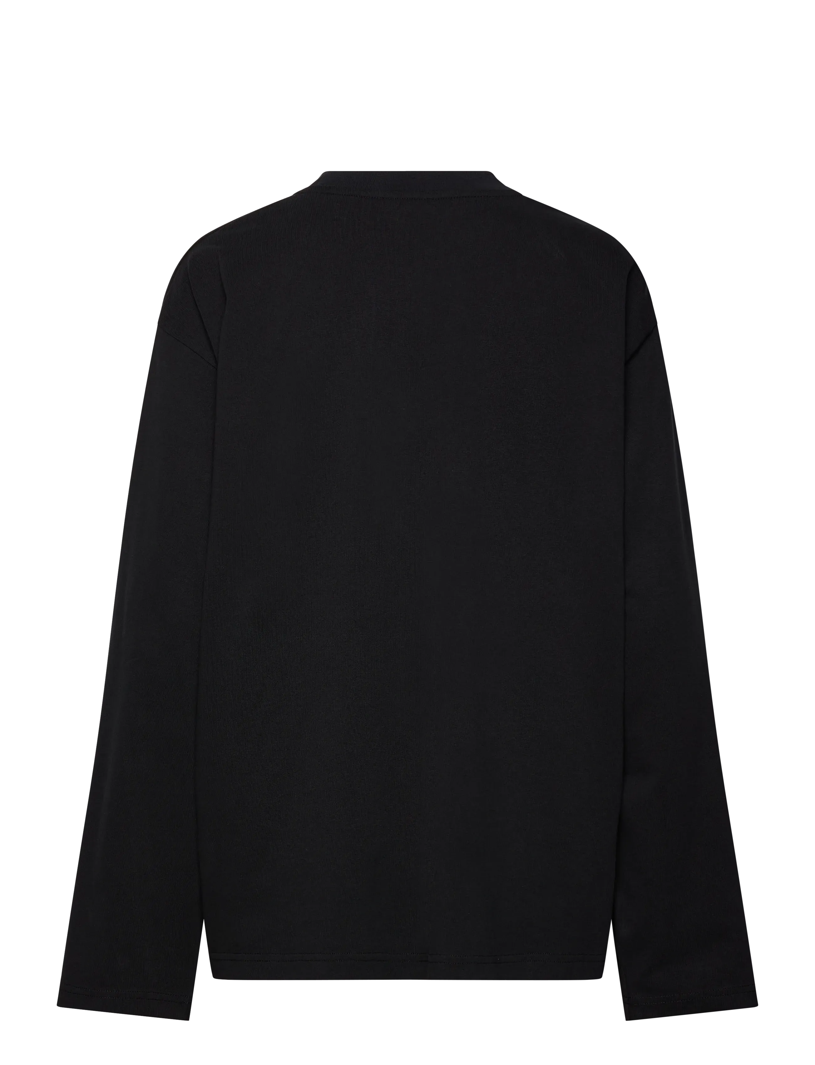 Marimekko - REUNAT LOGO PLACEMENT - langärmlige tops - black, off white - 2