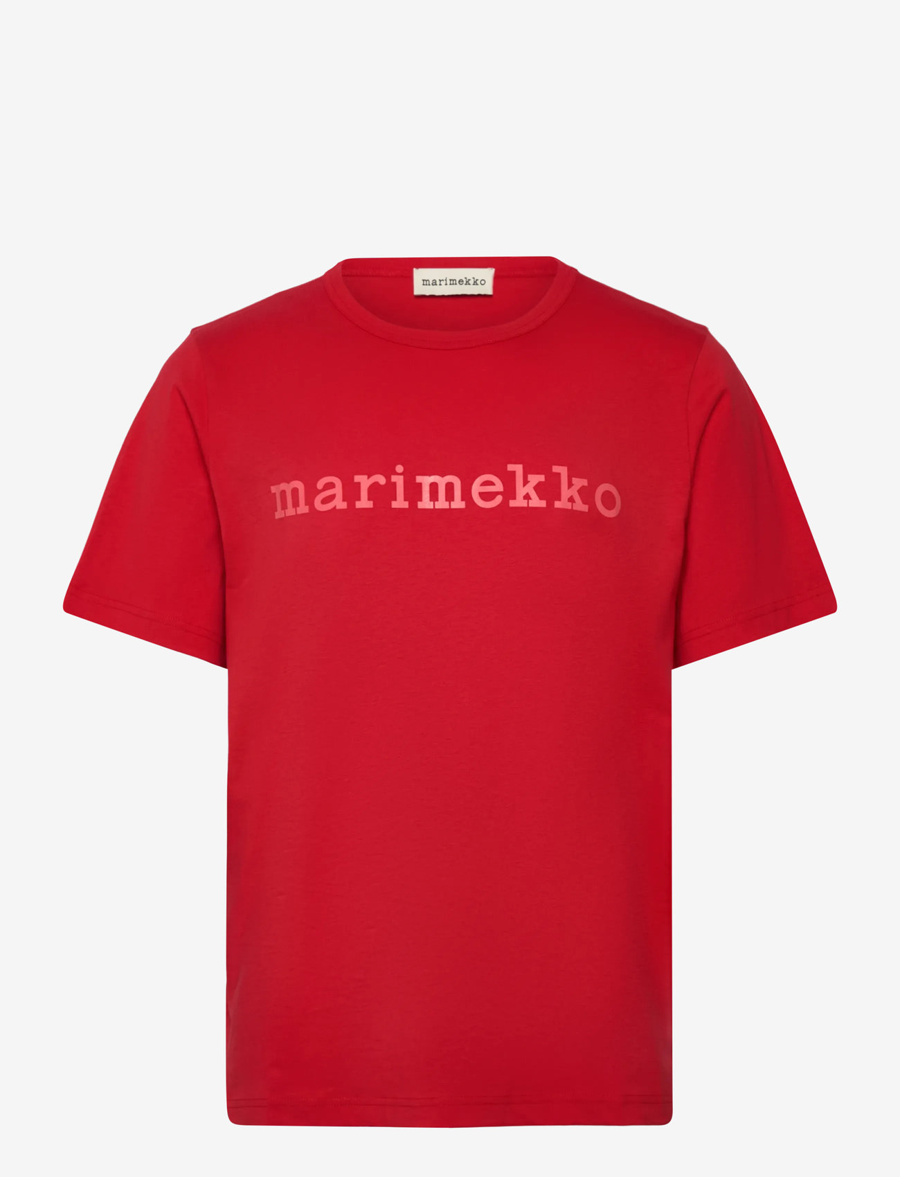 Marimekko - VIHNE LOGO PLACEMENT - kortärmade t-shirts - red, red - 1