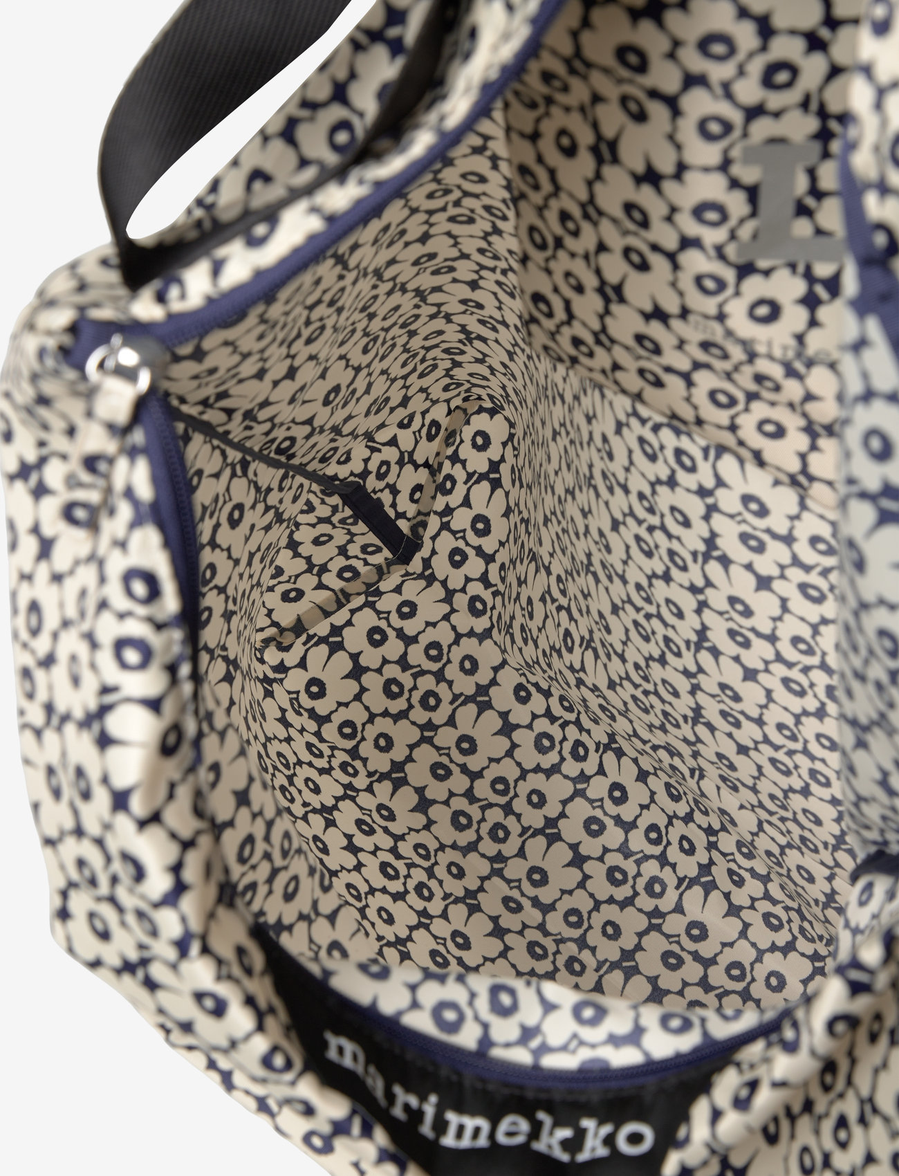 Marimekko - NEAT CROSSBODY UNIKKO L - mode trends - dark navy, off white - 5