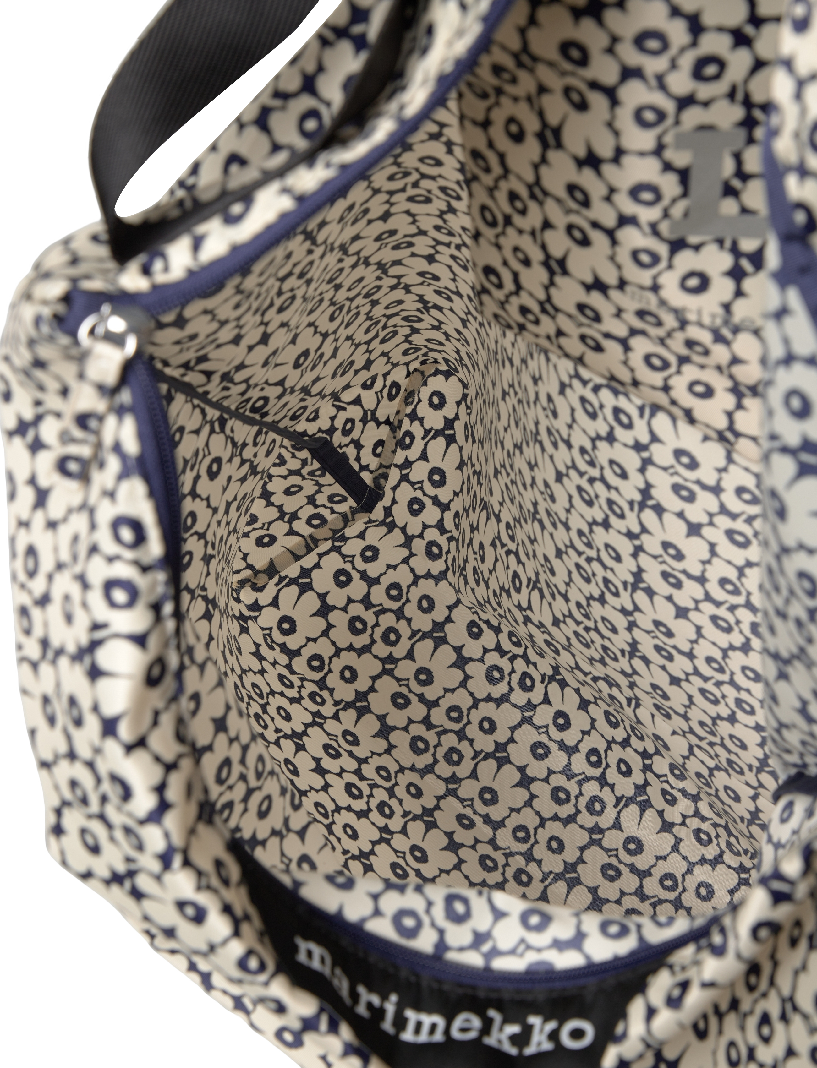 Marimekko - NEAT CROSSBODY UNIKKO L - moetrendid - dark navy, off white - 5