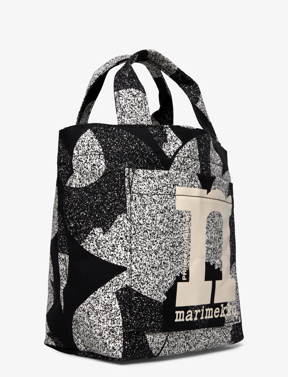 Marimekko - MONO MINI TOTE UNIKKO - tote bags - black, white - 3