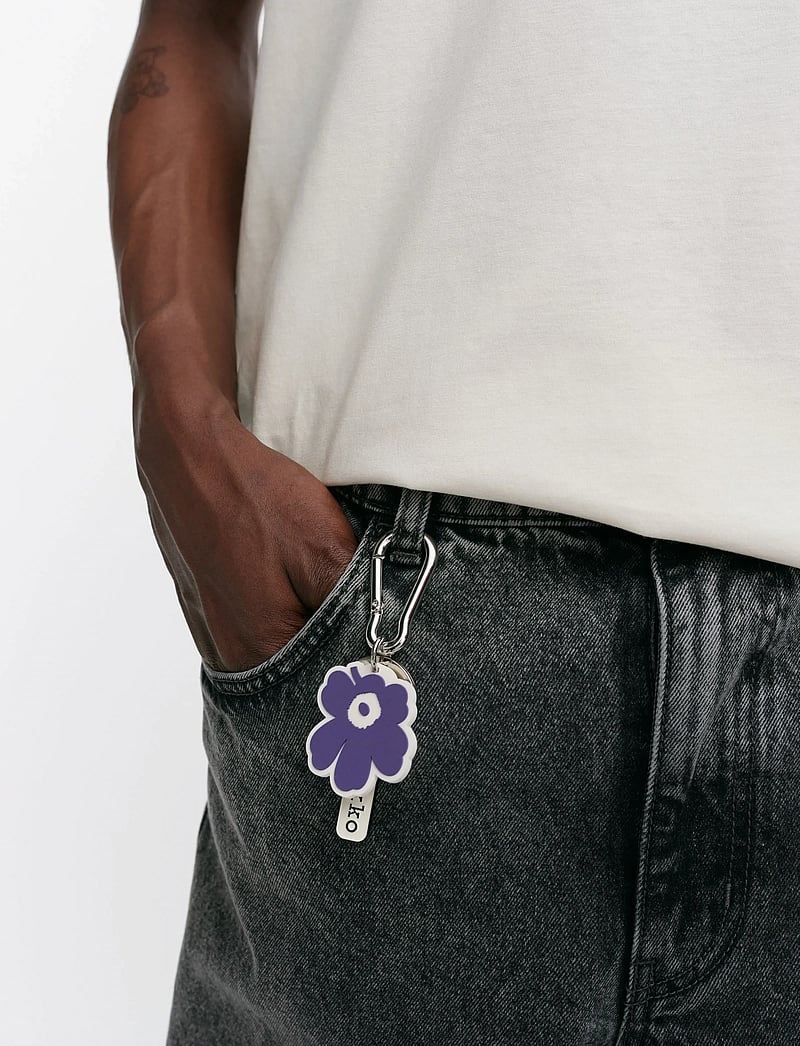 Marimekko - AALLOKAS UNIKKO - mode trends - purple, off white - 0