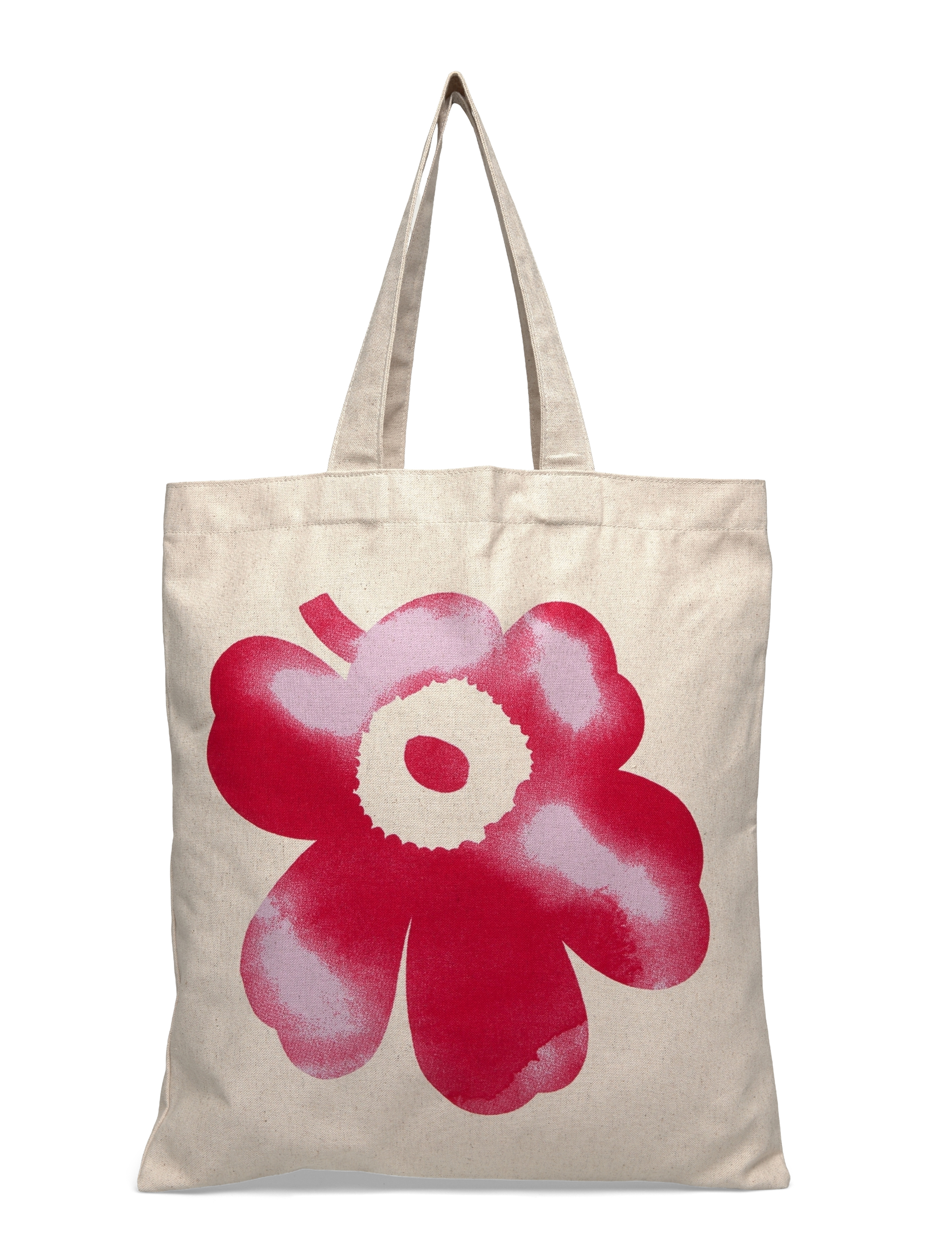 Marimekko VANKKA AKVARELLI UNIKKO PLCMT - Shopper - LILAC, RED, OFF WHITE / cream