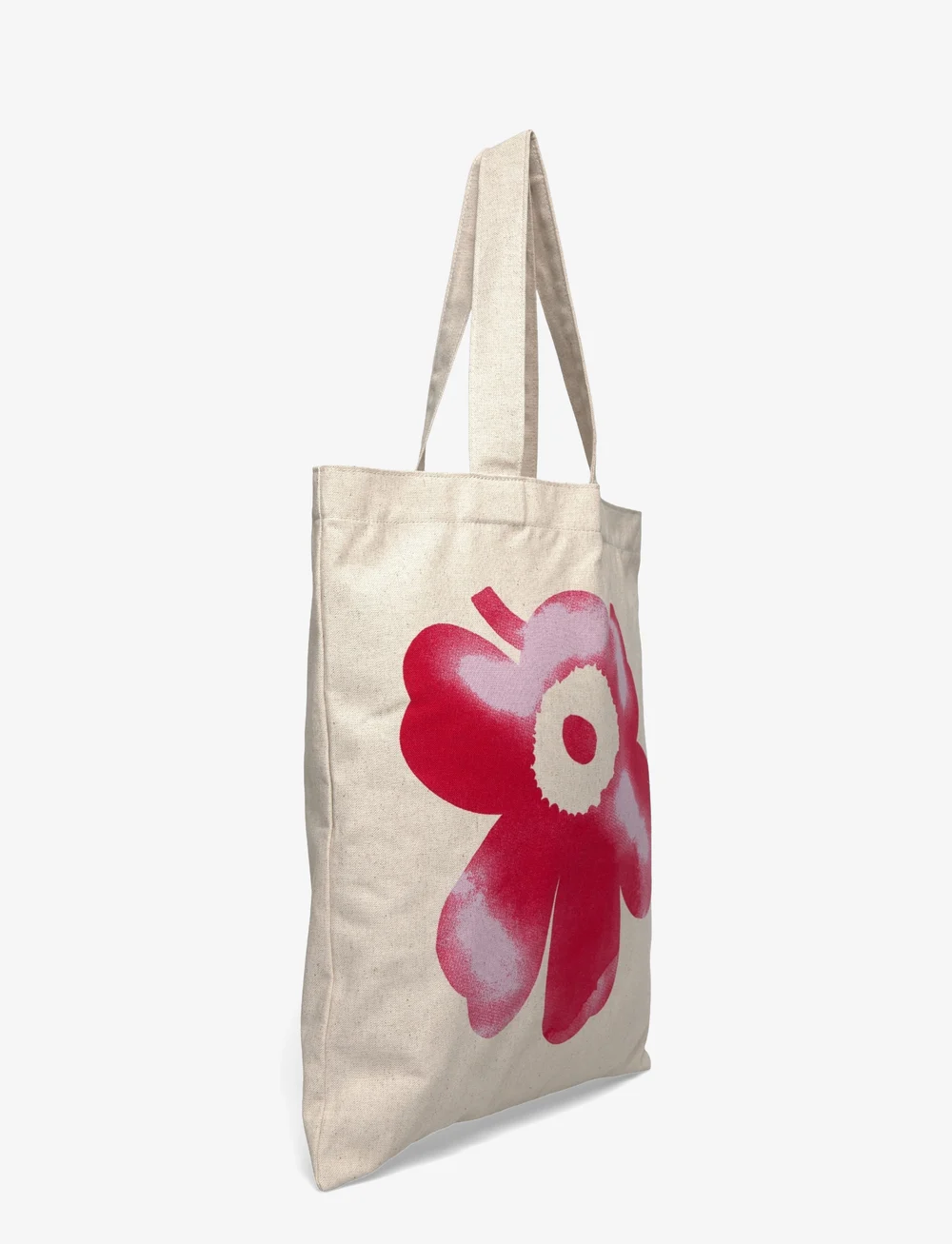 Marimekko - VANKKA AKVARELLI UNIKKO PLCMT - tote-stiilis kotid - lilac, red, off white - 3