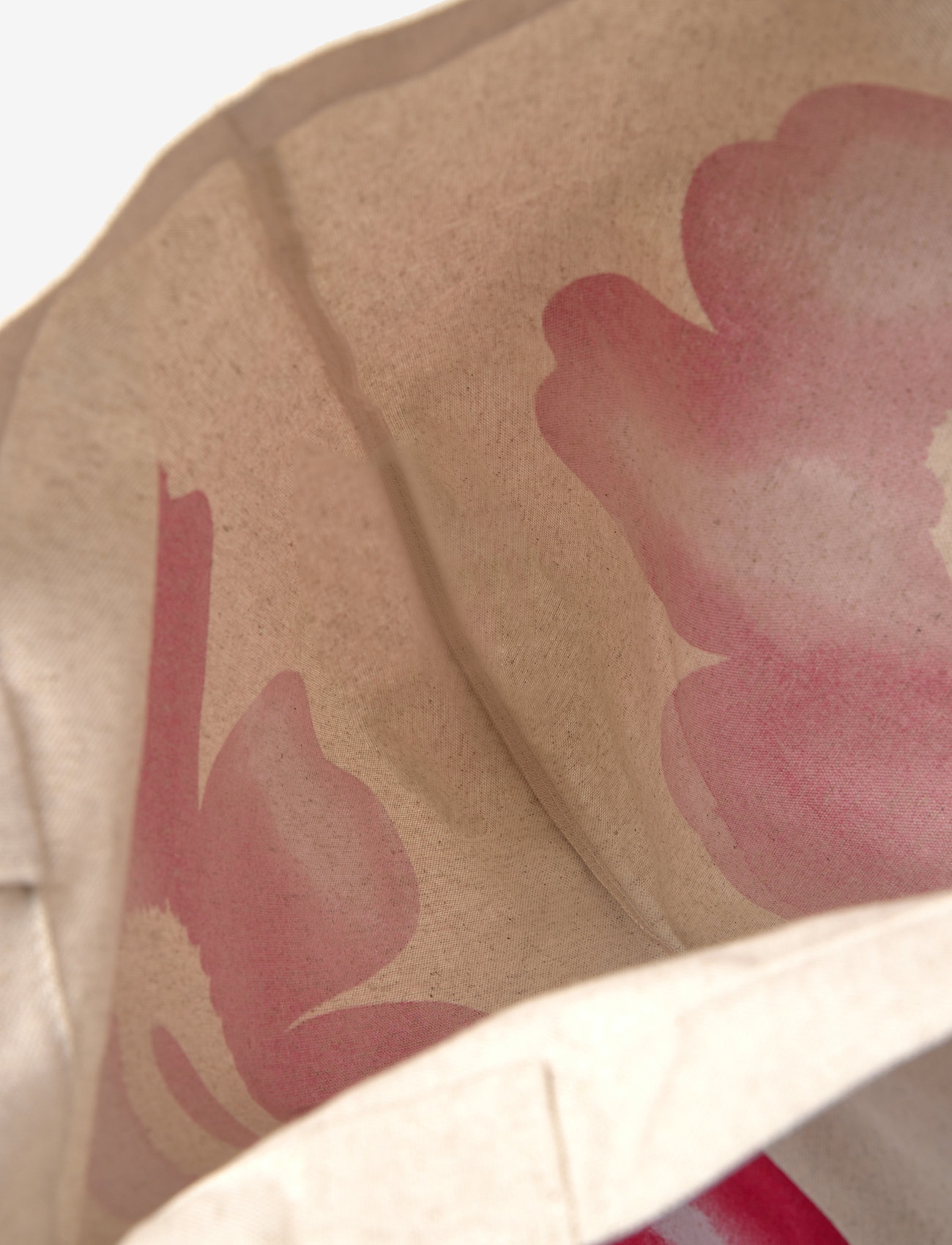 Marimekko - VANKKA AKVARELLI UNIKKO PLCMT - tote bags - lilac, red, off white - 4