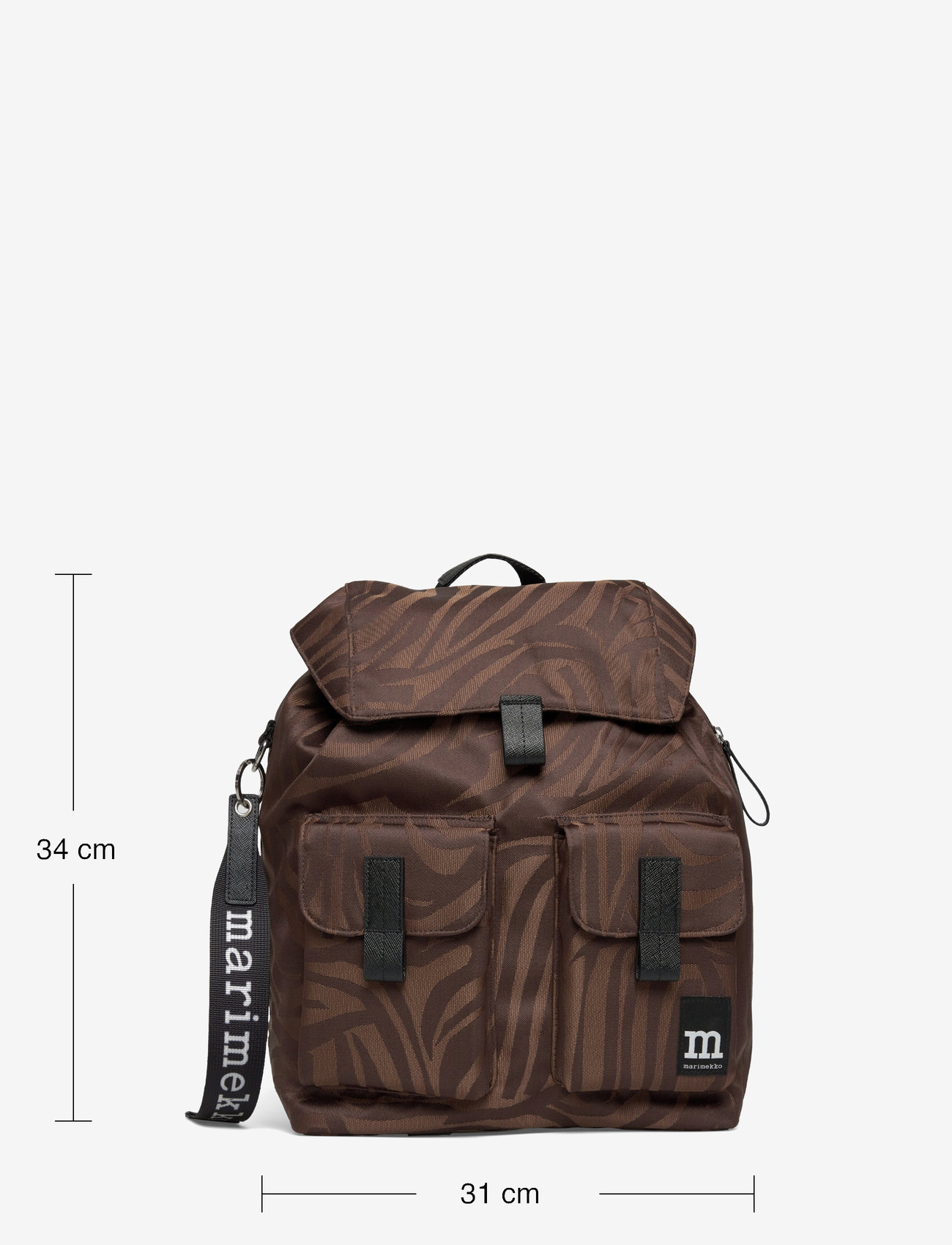 Marimekko - EVERYTHING BACKPACK JOKURAITA - accessories - brown, dark brown - 5