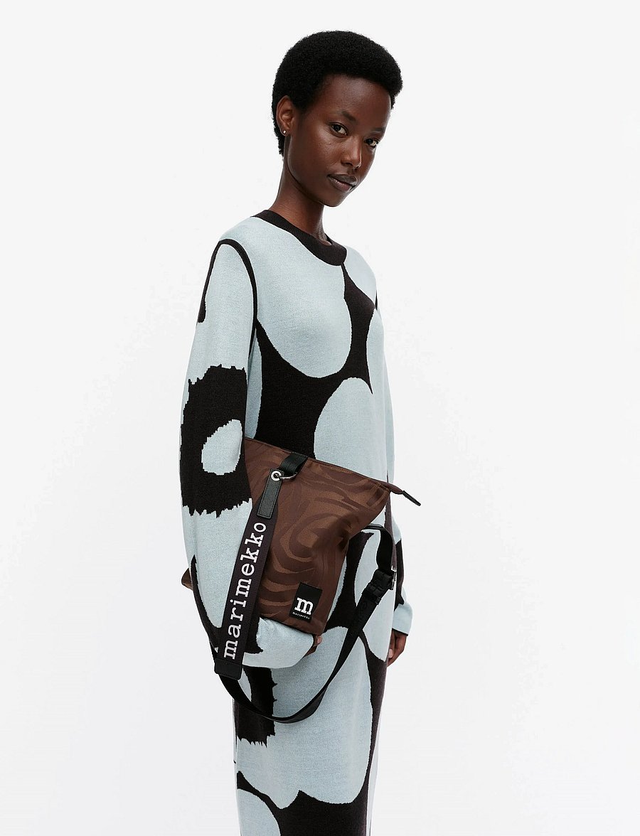 Marimekko - CARRY ALL JOKURAITA - brown, dark brown - 0