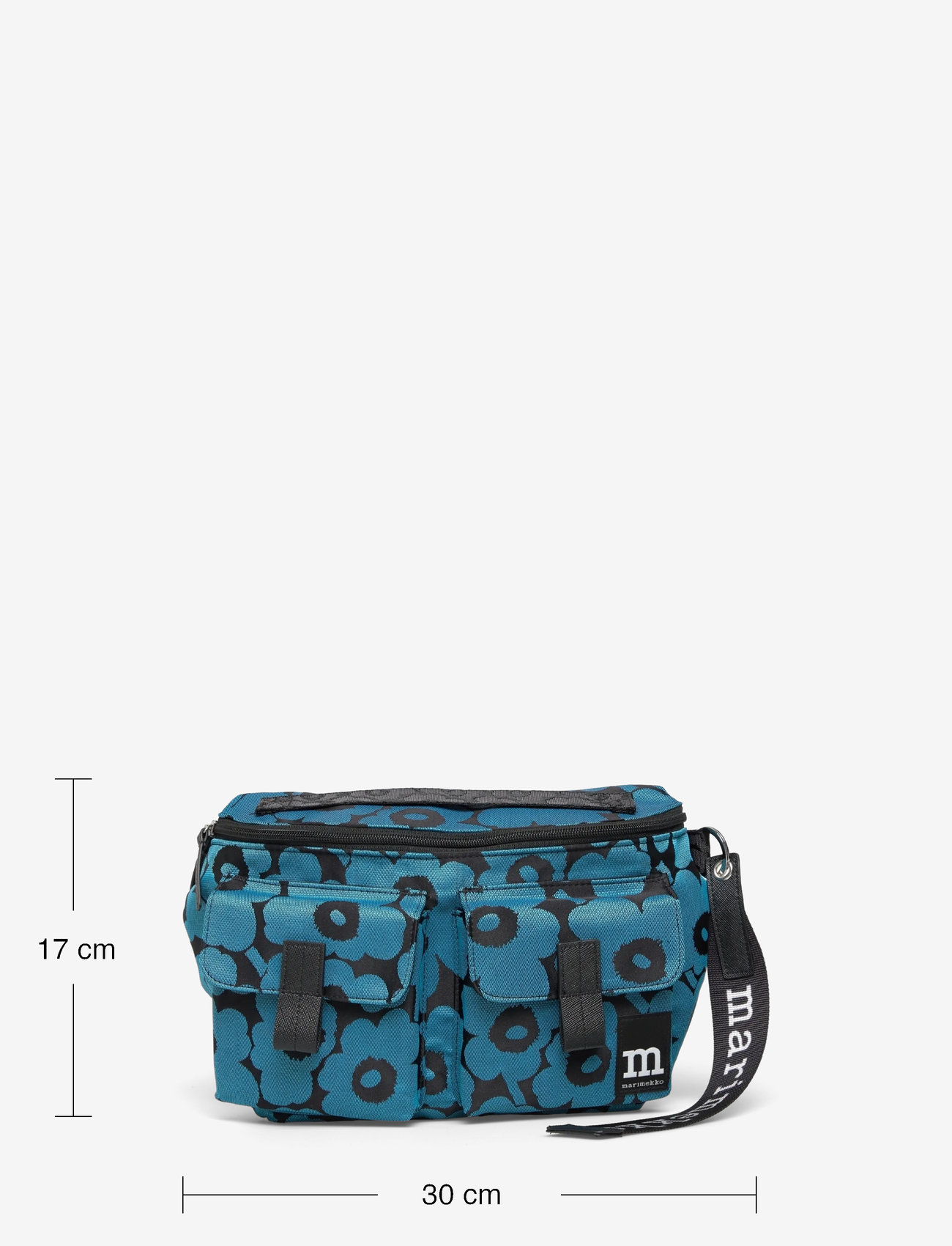 Marimekko - SLING BAG M UNIKKO - modetrends - blue, black - 5