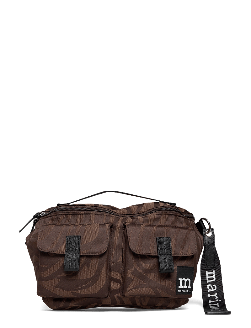 Marimekko - SLING BAG M JOKURAITA - modetrends - brown, dark brown - 1