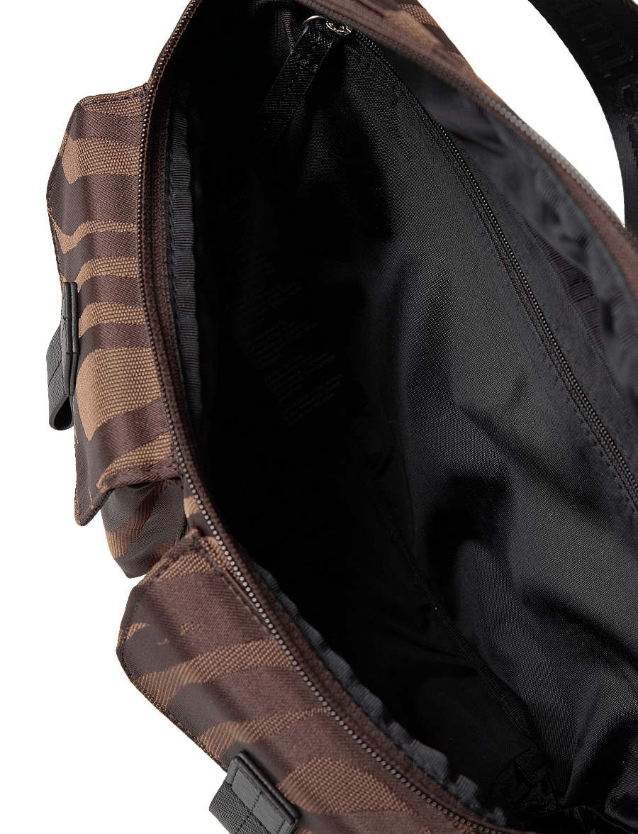 Marimekko - SLING BAG M JOKURAITA - muotitrendit - brown, dark brown - 5