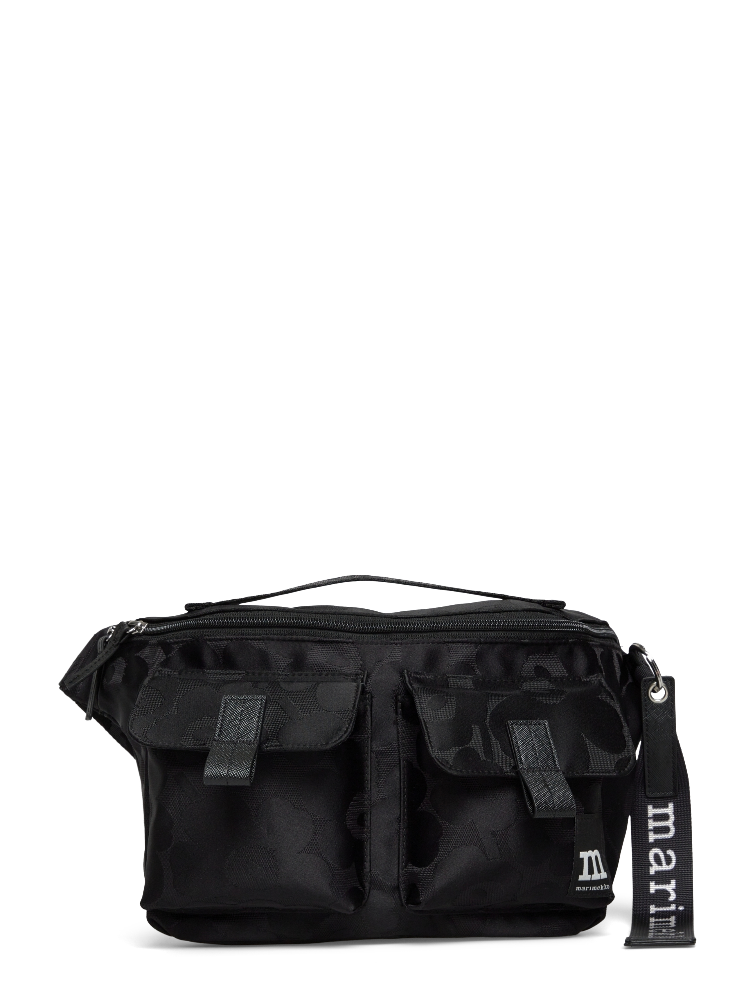Marimekko SLING BAG M UNIKKO - Skuldertasker - BLACK, BLACK / black