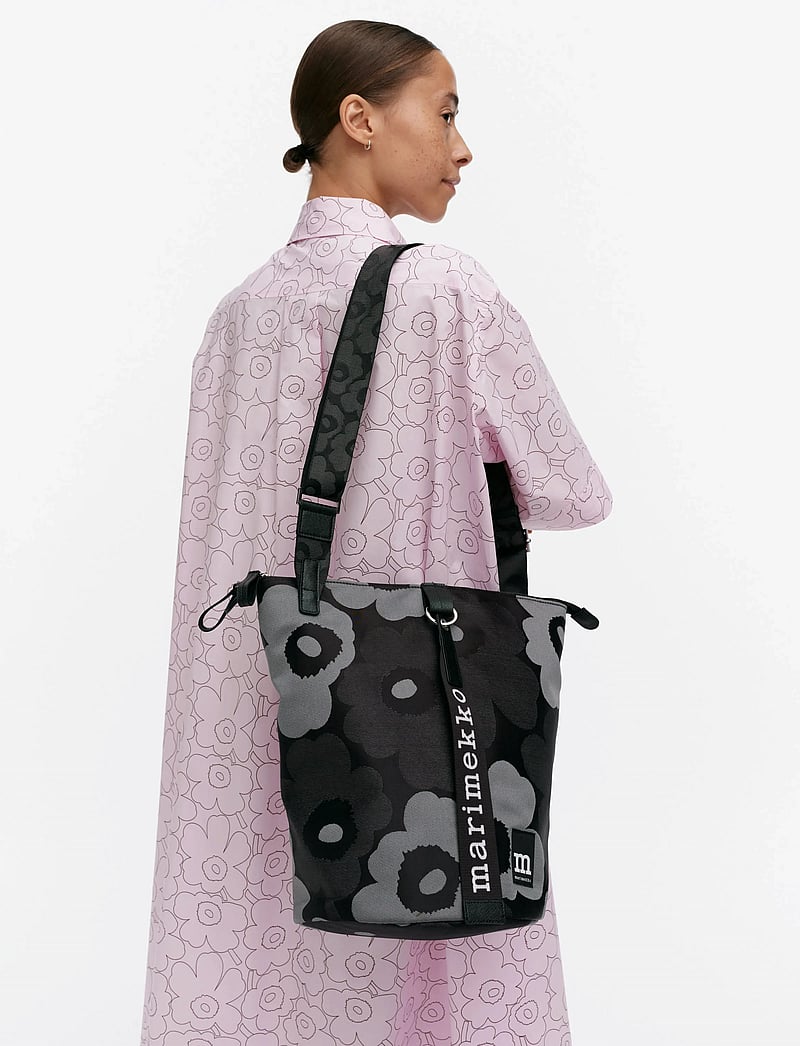 Marimekko - ALL DAY BUCKET UNIKKO - modetrends - grey, dark grey, black - 0