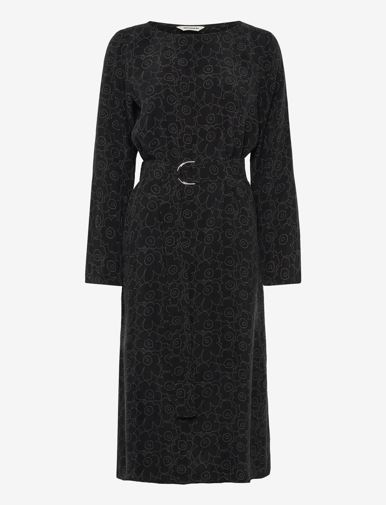Marimekko - TYVÄRI PIIRTO UNIKKO - kokteilikleidid - black, dark grey - 1